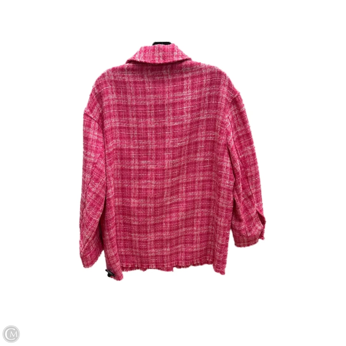 Jacket Shirt By Zara In Pink, Size: S
