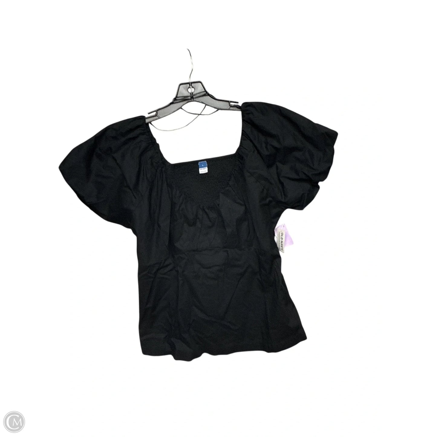 Top Short Sleeve By Old Navy In Black, Size: L
