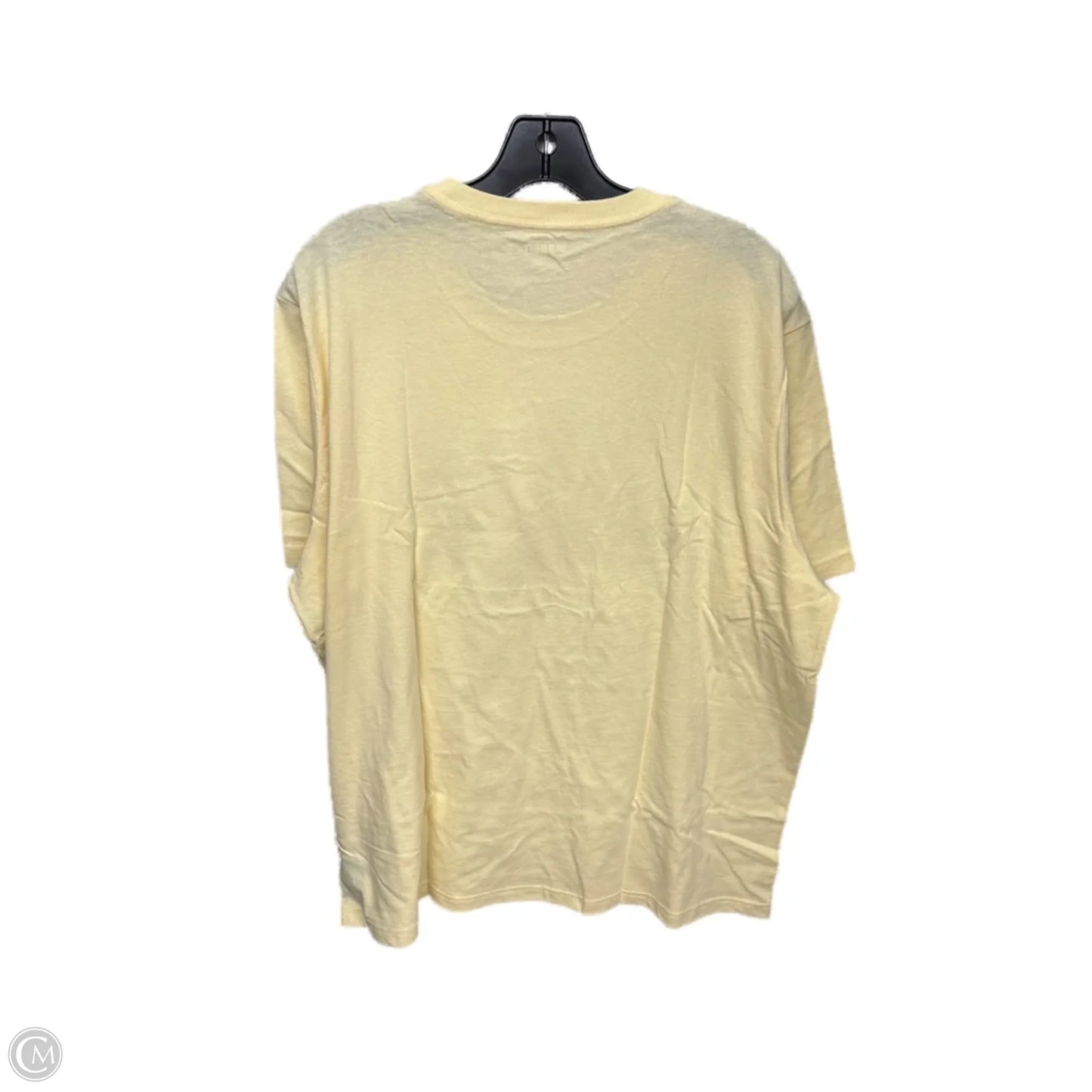 Top Short Sleeve By Old Navy In Yellow, Size: Xl