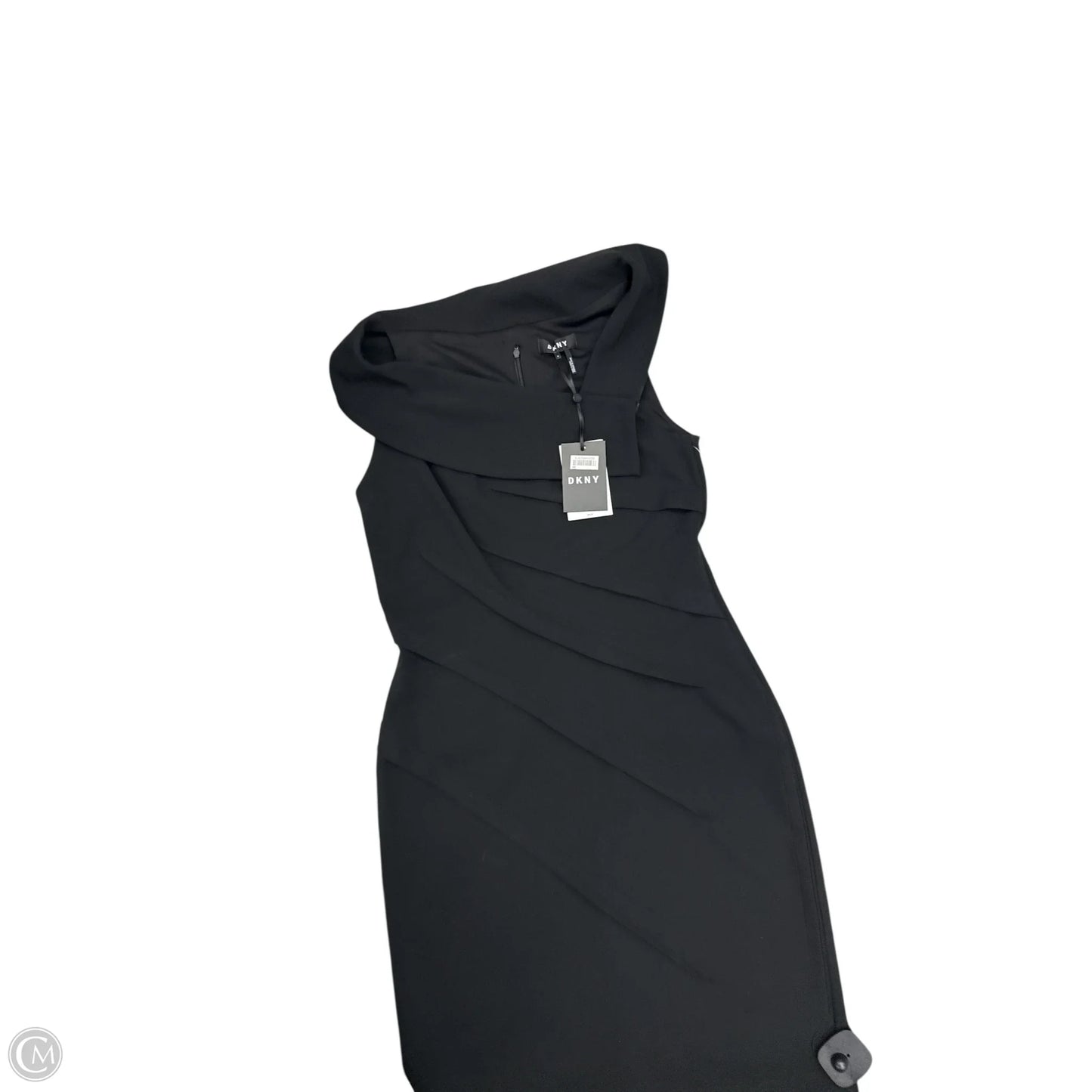 Dress Party Midi By Dkny In Black, Size: 8