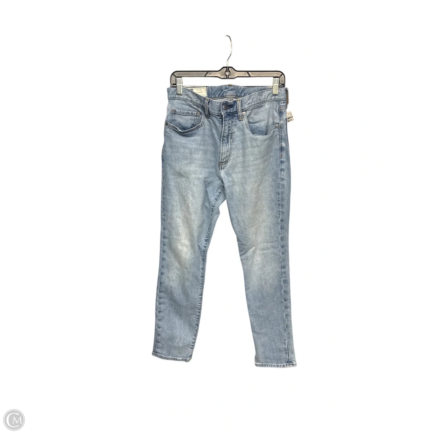 Jeans Skinny By Gap In Blue Denim, Size: 14