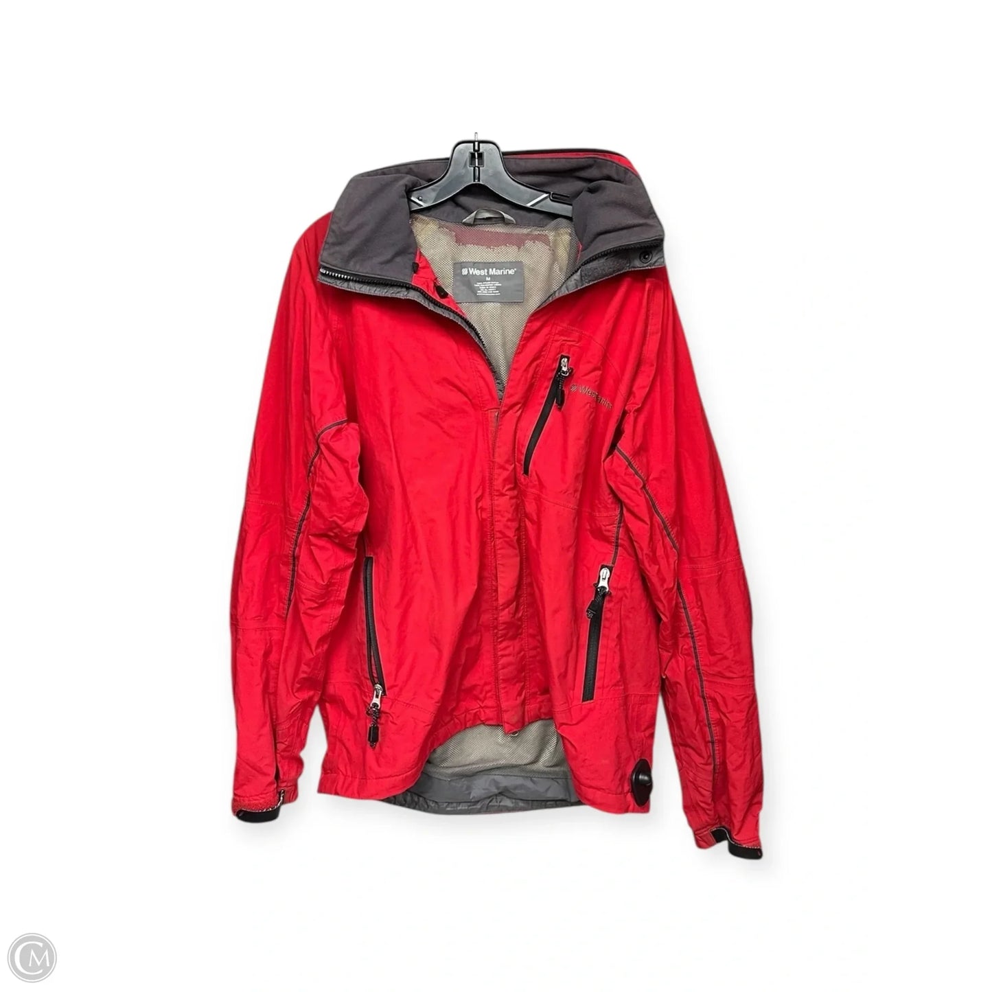Jacket Windbreaker By Cmb In Red, Size: M