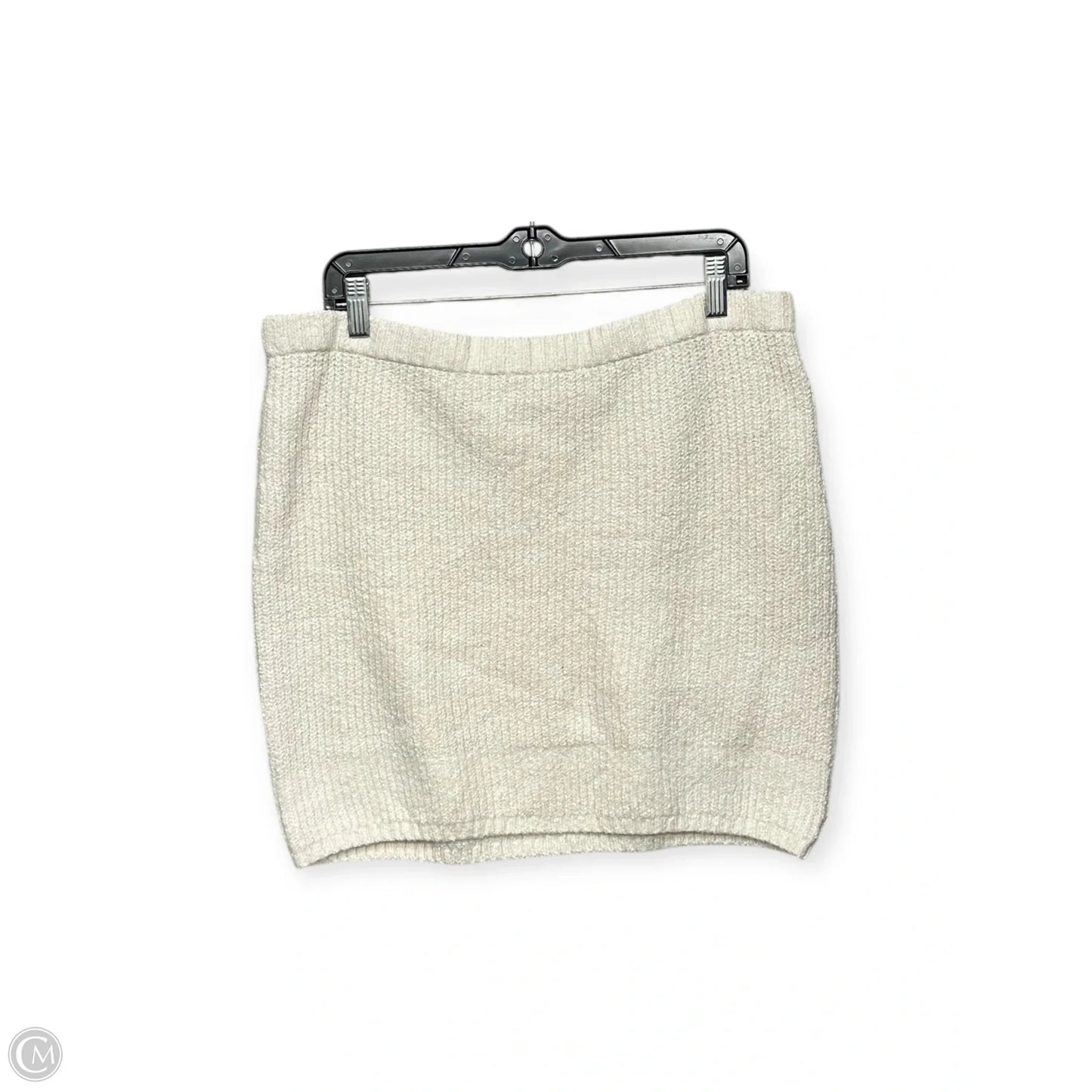 Skirt Midi By Universal Thread In Cream, Size: Xl