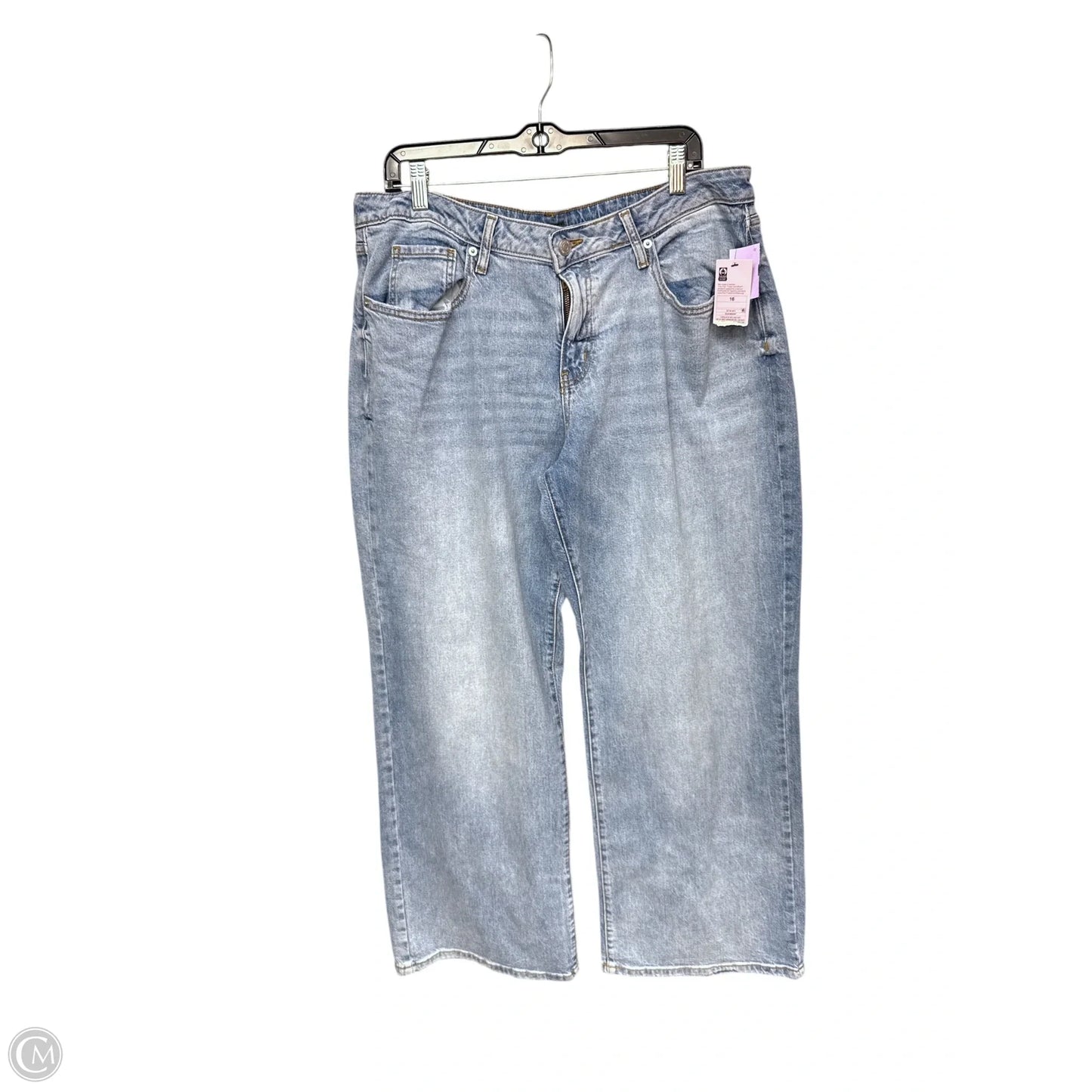 Jeans Wide Leg By Wild Fable In Blue Denim, Size: 16