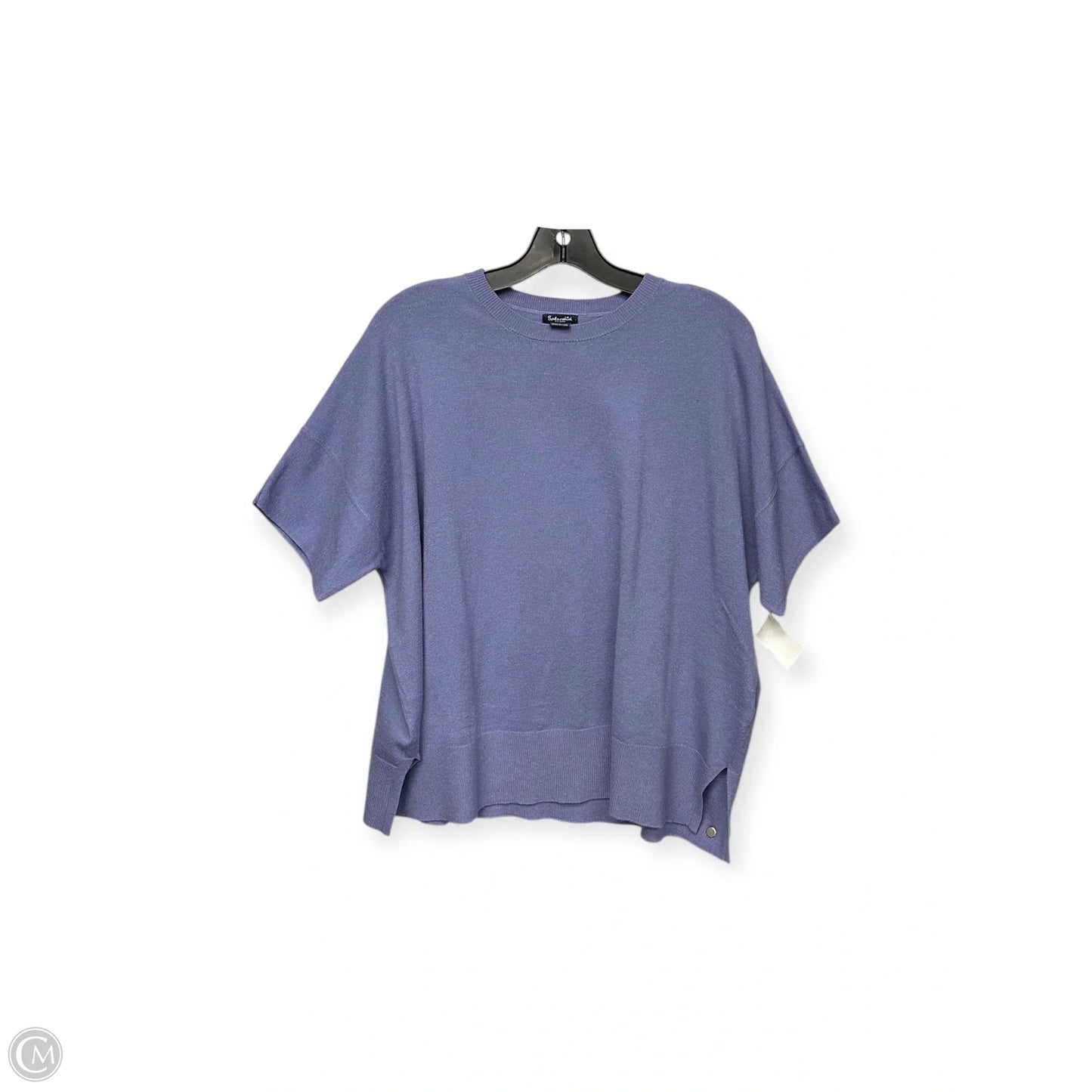 Sweater Short Sleeve By Splendid In Purple, Size: Xs