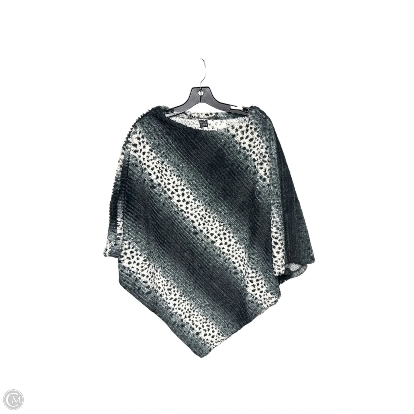 Poncho By Clothes Mentor In Animal Print, Size: Osfm