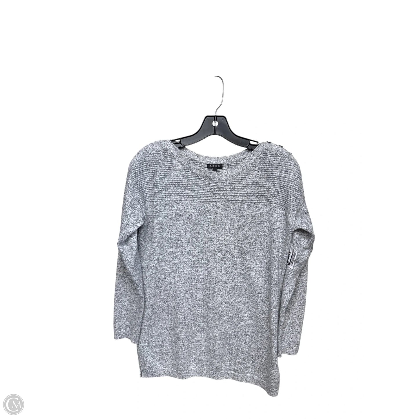 Sweater By Talbots In Grey, Size: S