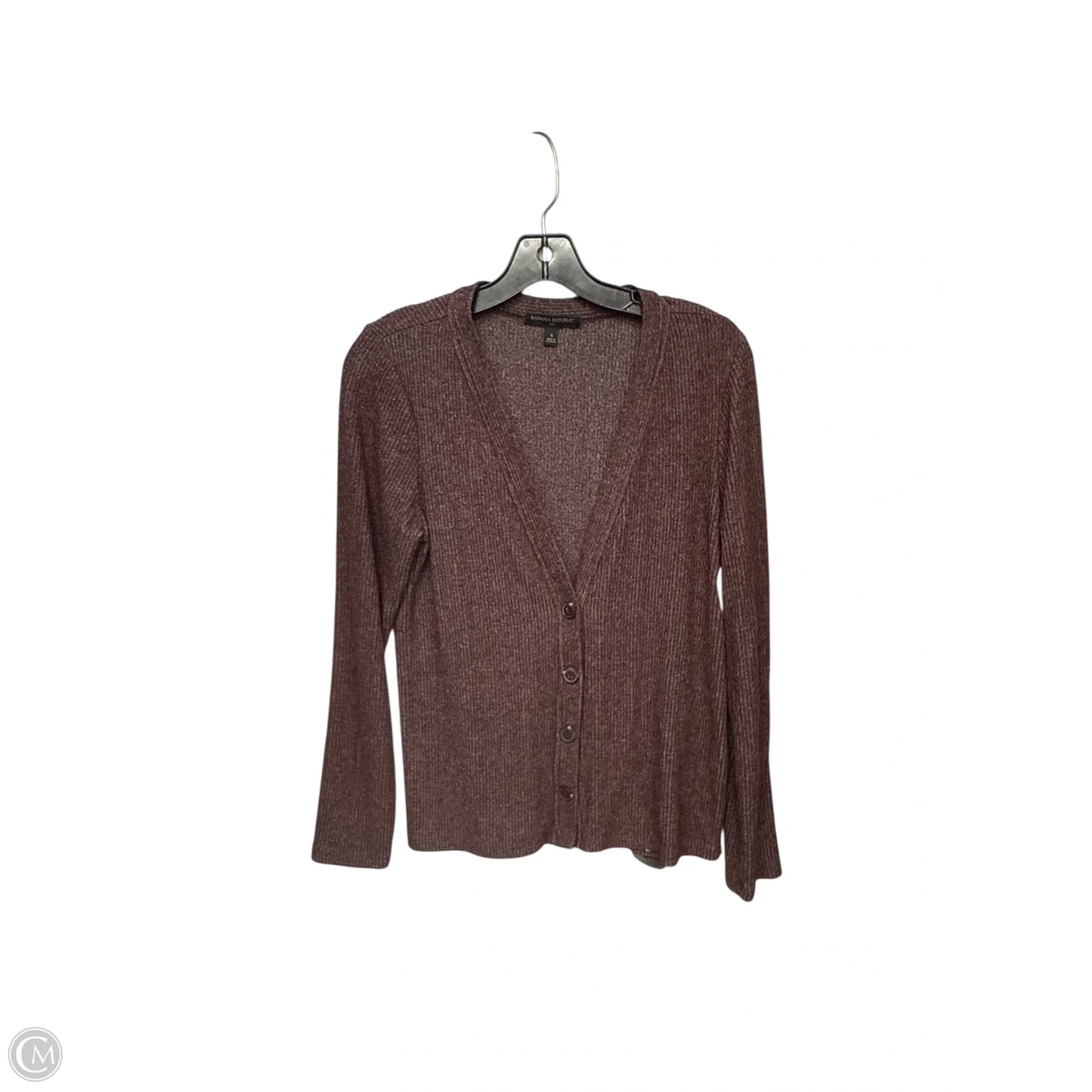 Cardigan By Banana Republic In Maroon, Size: S