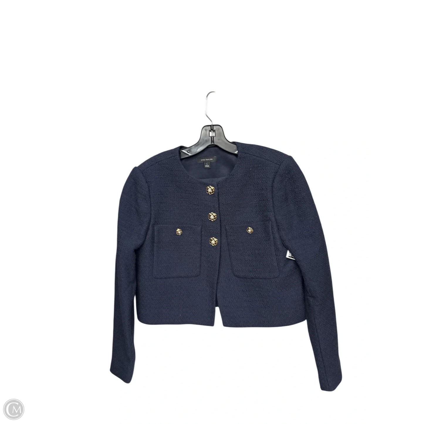 Blazer By Ann Taylor In Navy, Size: 2