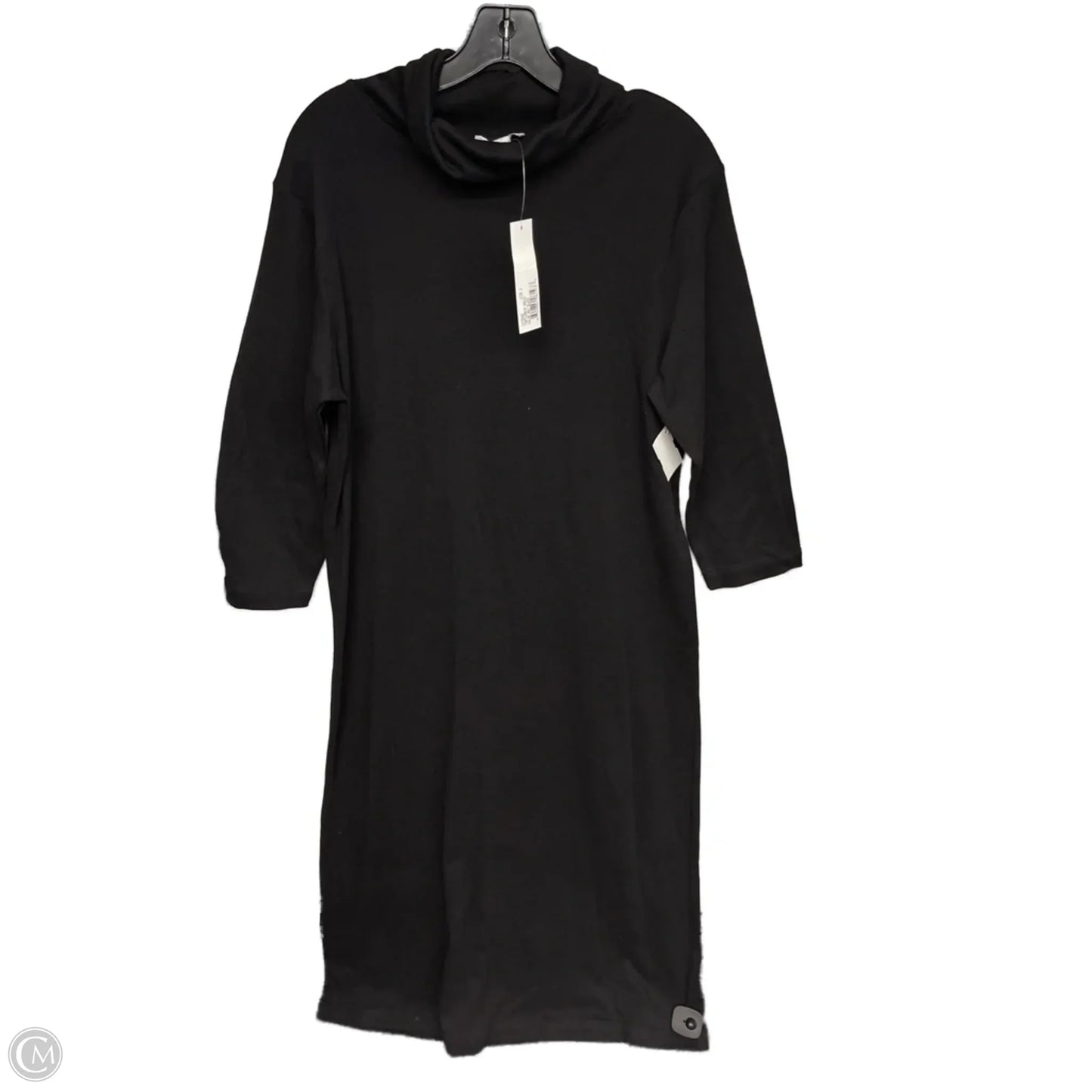 Dress Casual Maxi By Joan Vass In Black, Size: 2