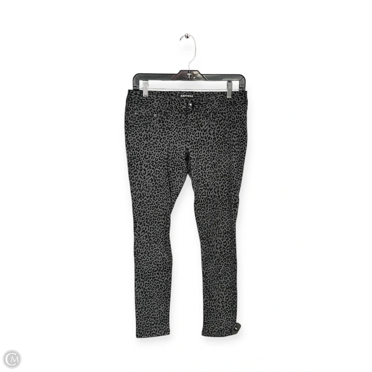 Pants Leggings By Express In Animal Print, Size: S