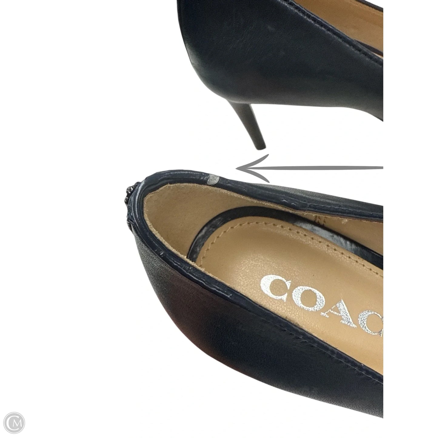 Shoes Designer By Coach In Blue, Size: 5