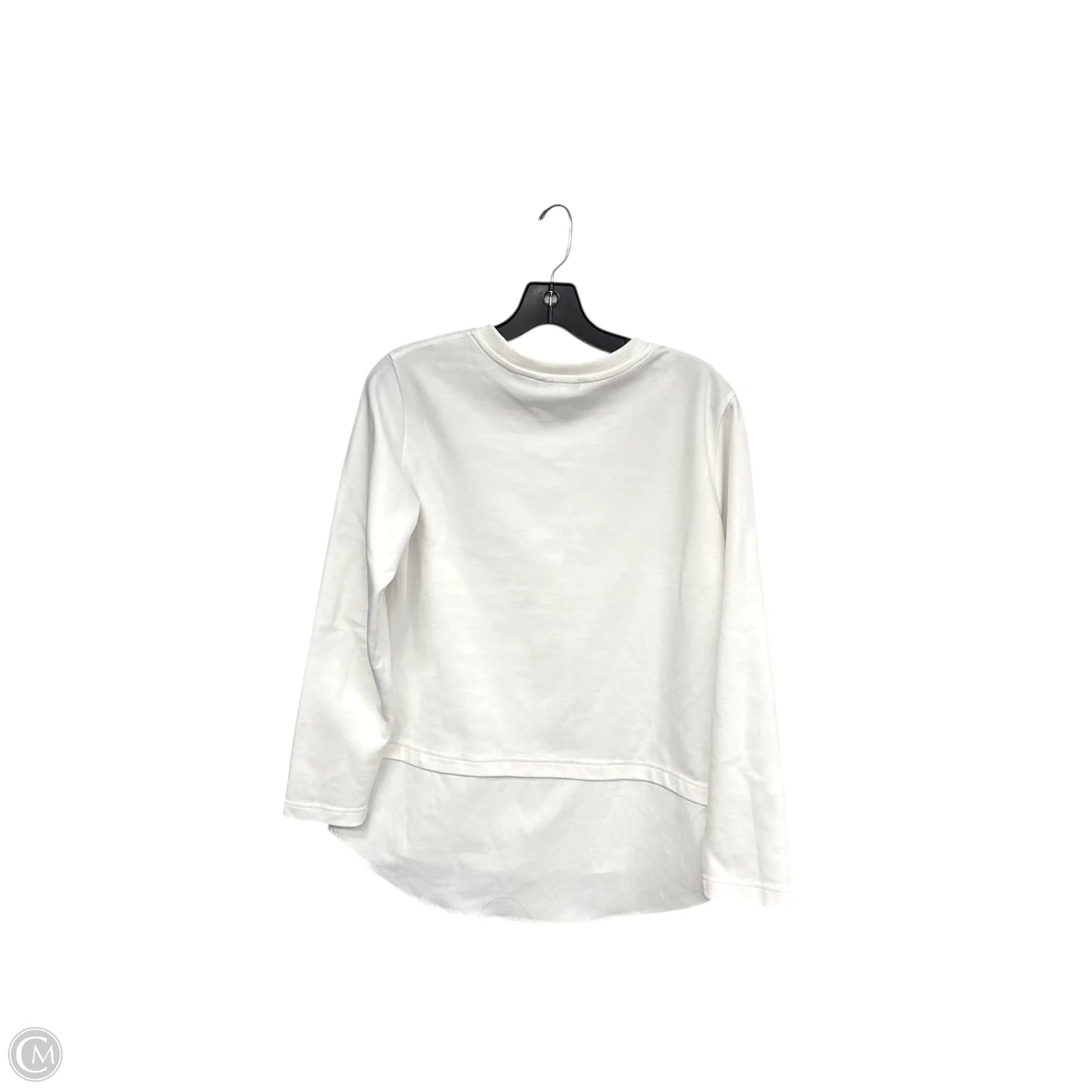 Top Long Sleeve By Athleta In White, Size: S