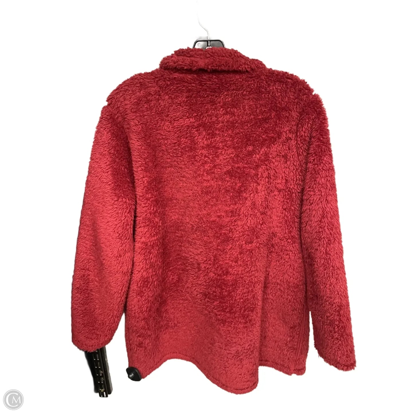 Jacket Faux Fur & Sherpa By Colleen Lopez In Red, Size: S