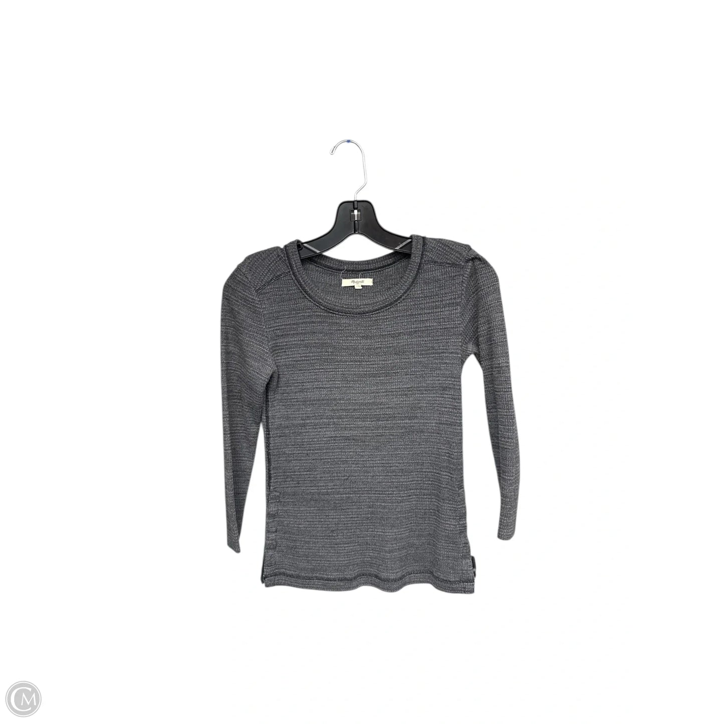 Top Long Sleeve Basic By Madewell In Grey, Size: Xs