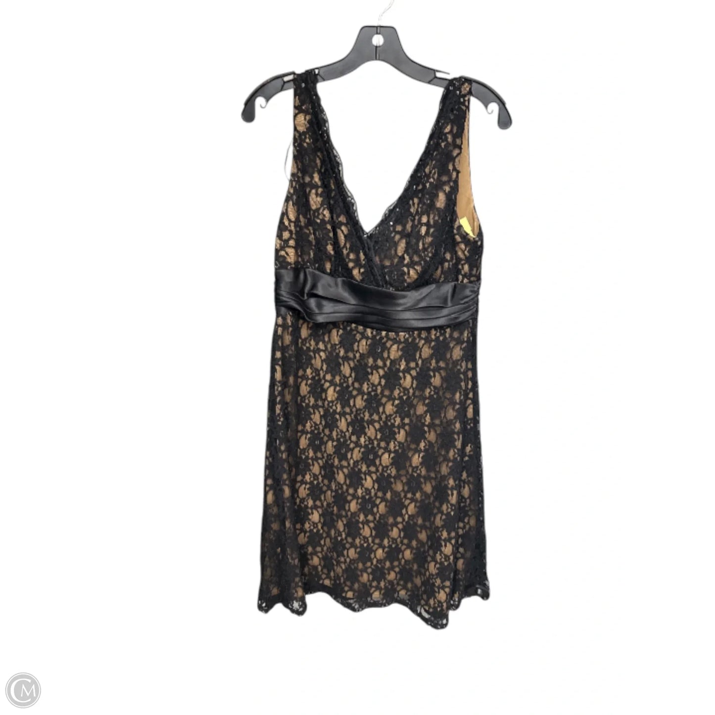 Dress Party Midi By Sl Fashions In Black, Size: 12