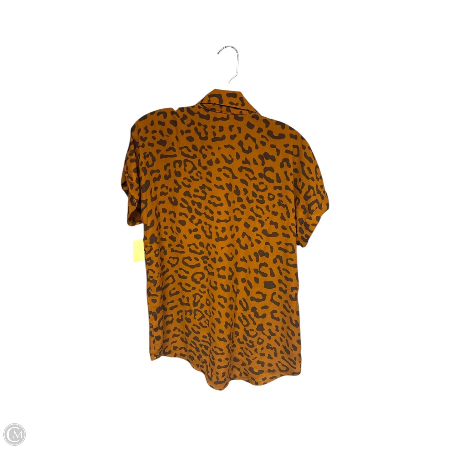 Top Short Sleeve By Cabi In Animal Print, Size: Xxs
