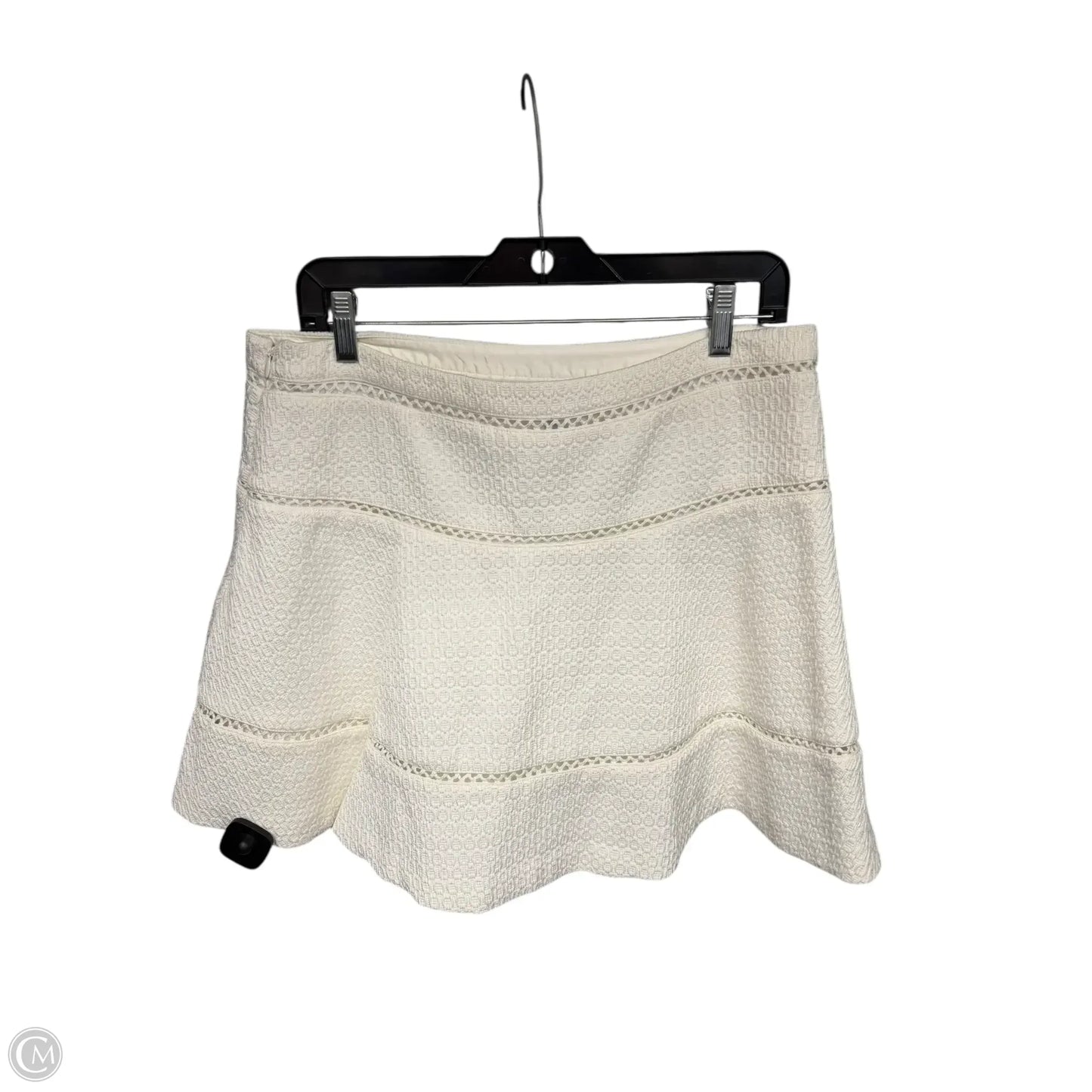 Skirt Midi By Banana Republic In Cream, Size: 10