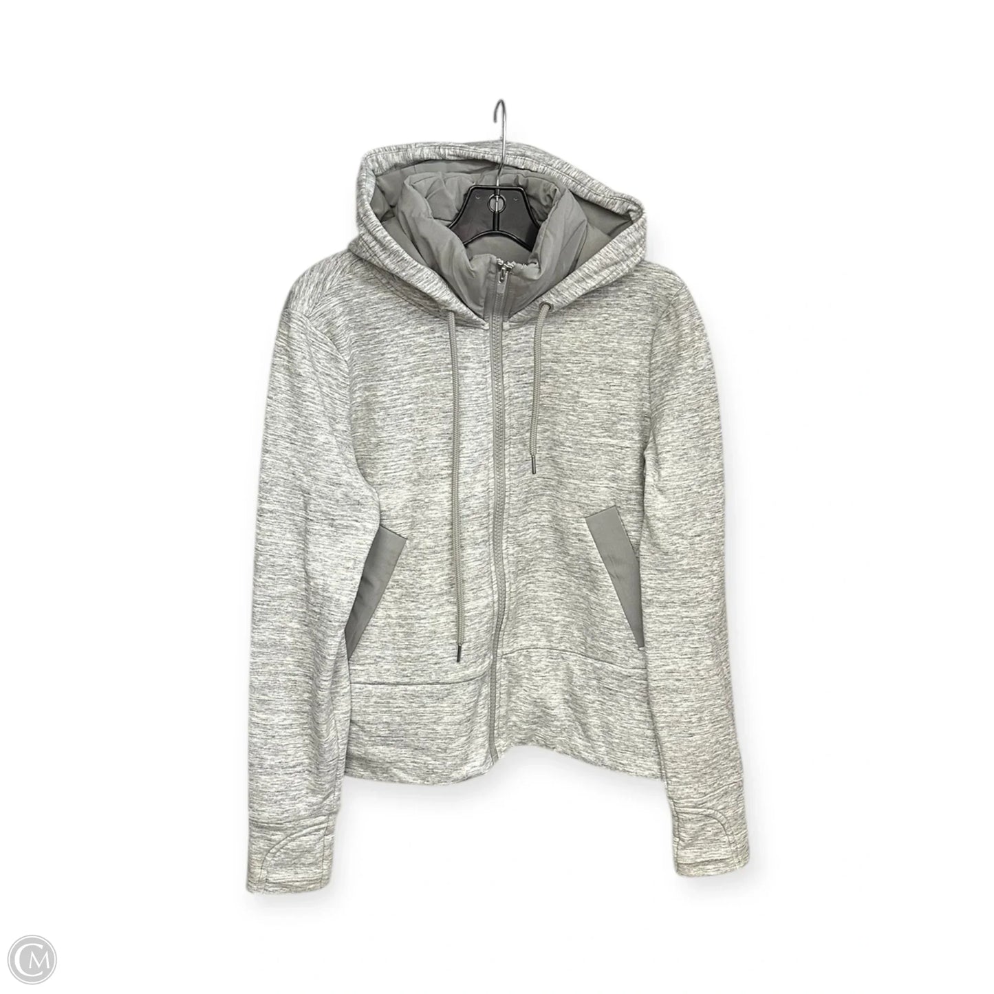 Athletic Jacket By Athleta In Grey, Size: S