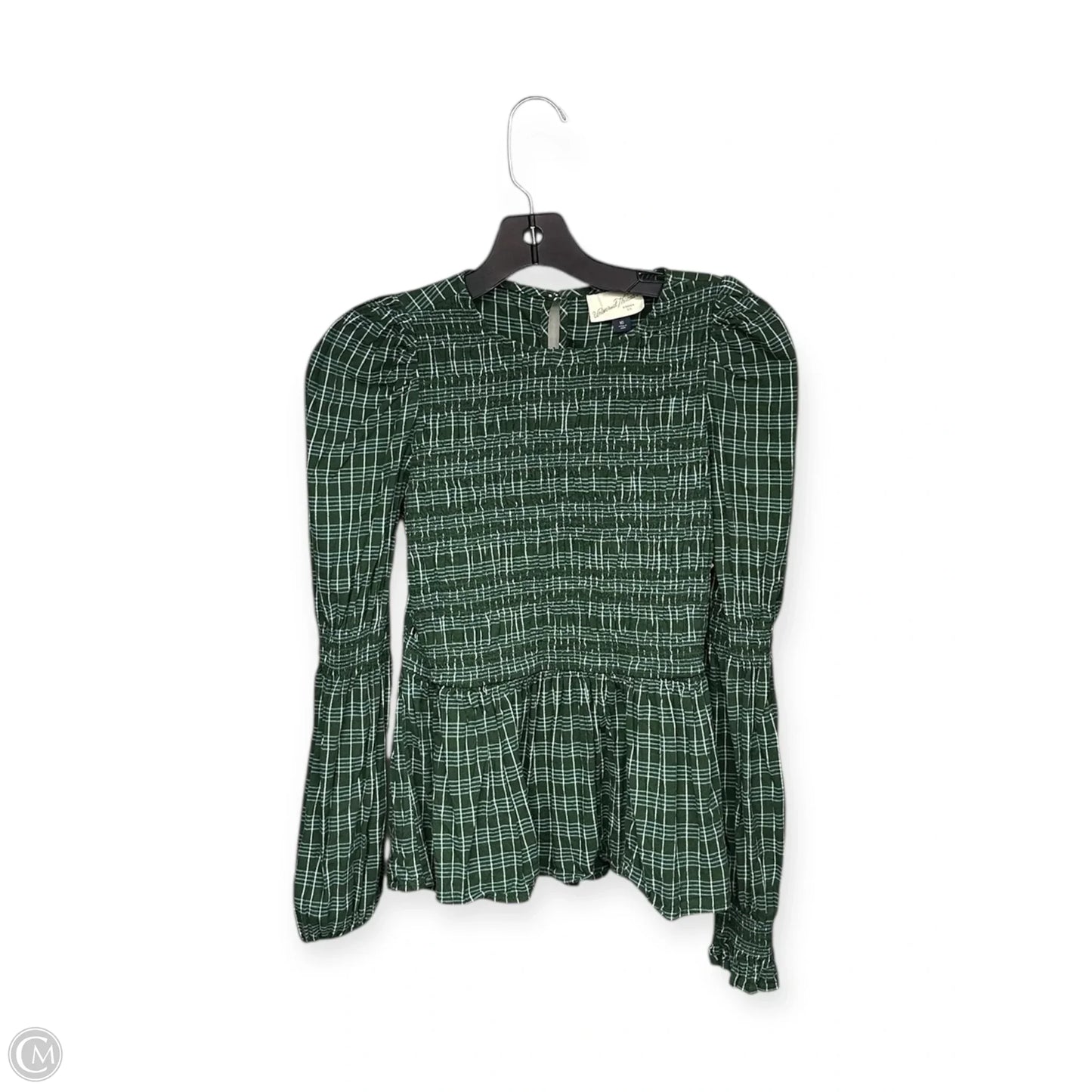 Top Long Sleeve By Universal Thread In Green, Size: Xs