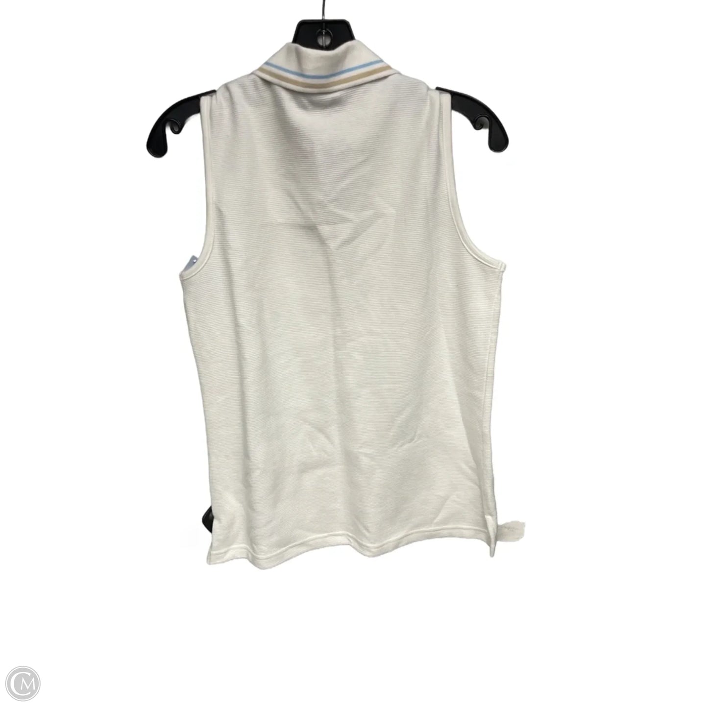 Top Sleeveless By Izod In White, Size: S
