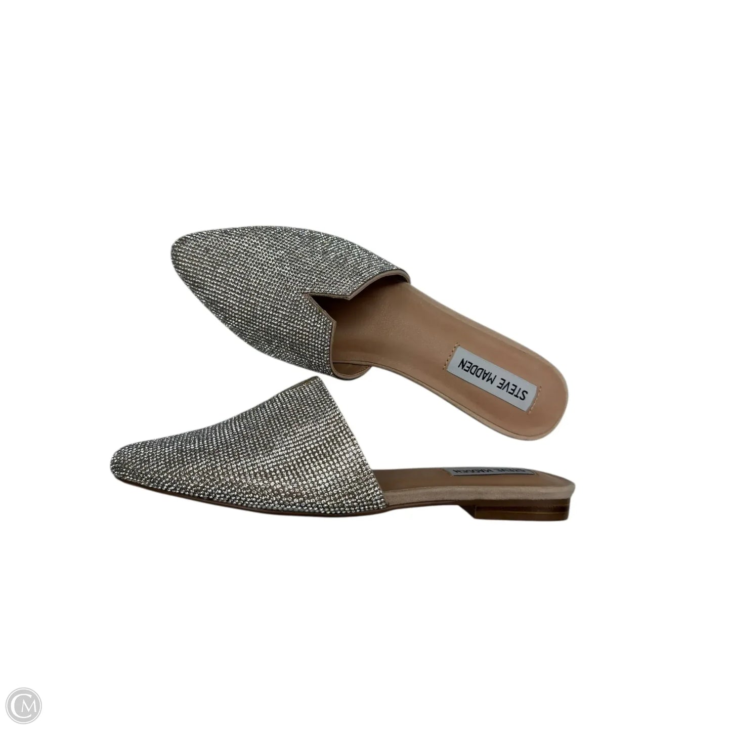 Shoes Flats By Steve Madden In Silver, Size: 8