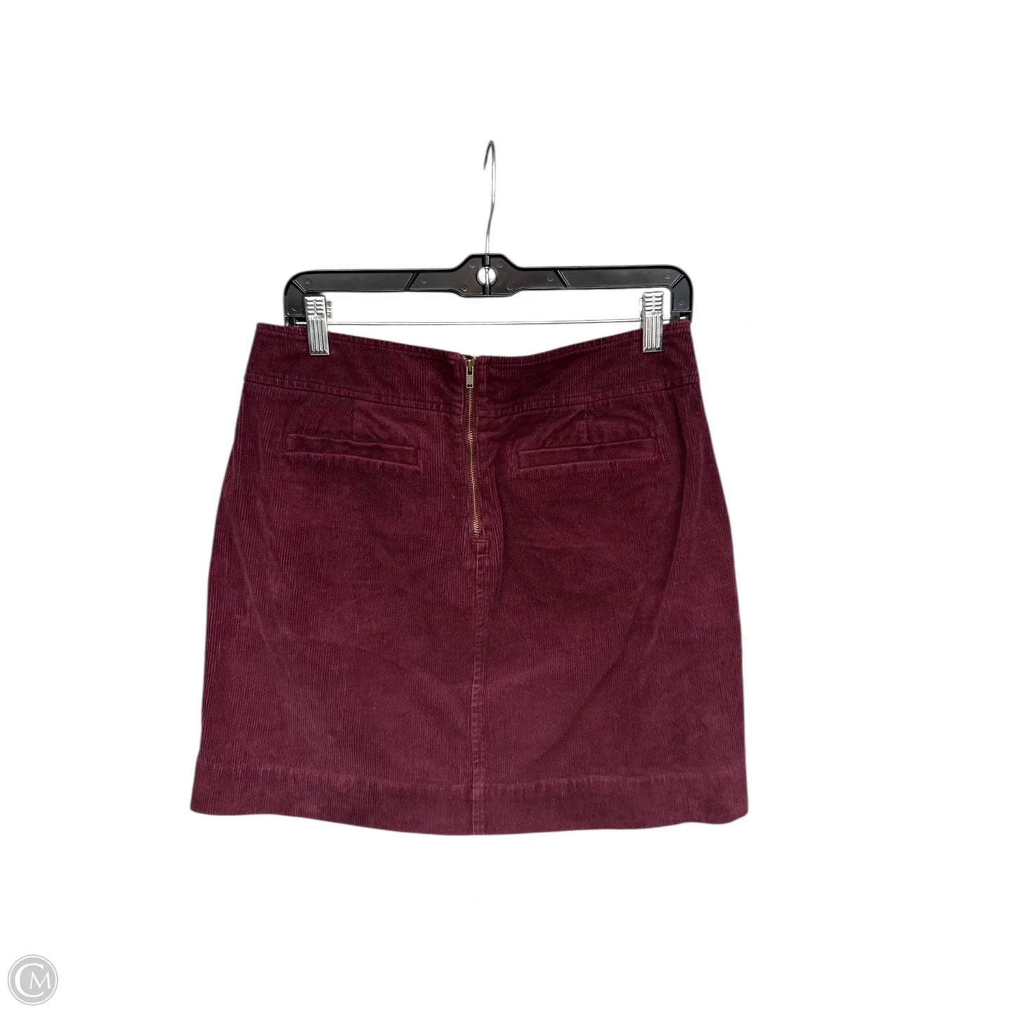 Skirt Midi By Loft In Maroon, Size: 6p