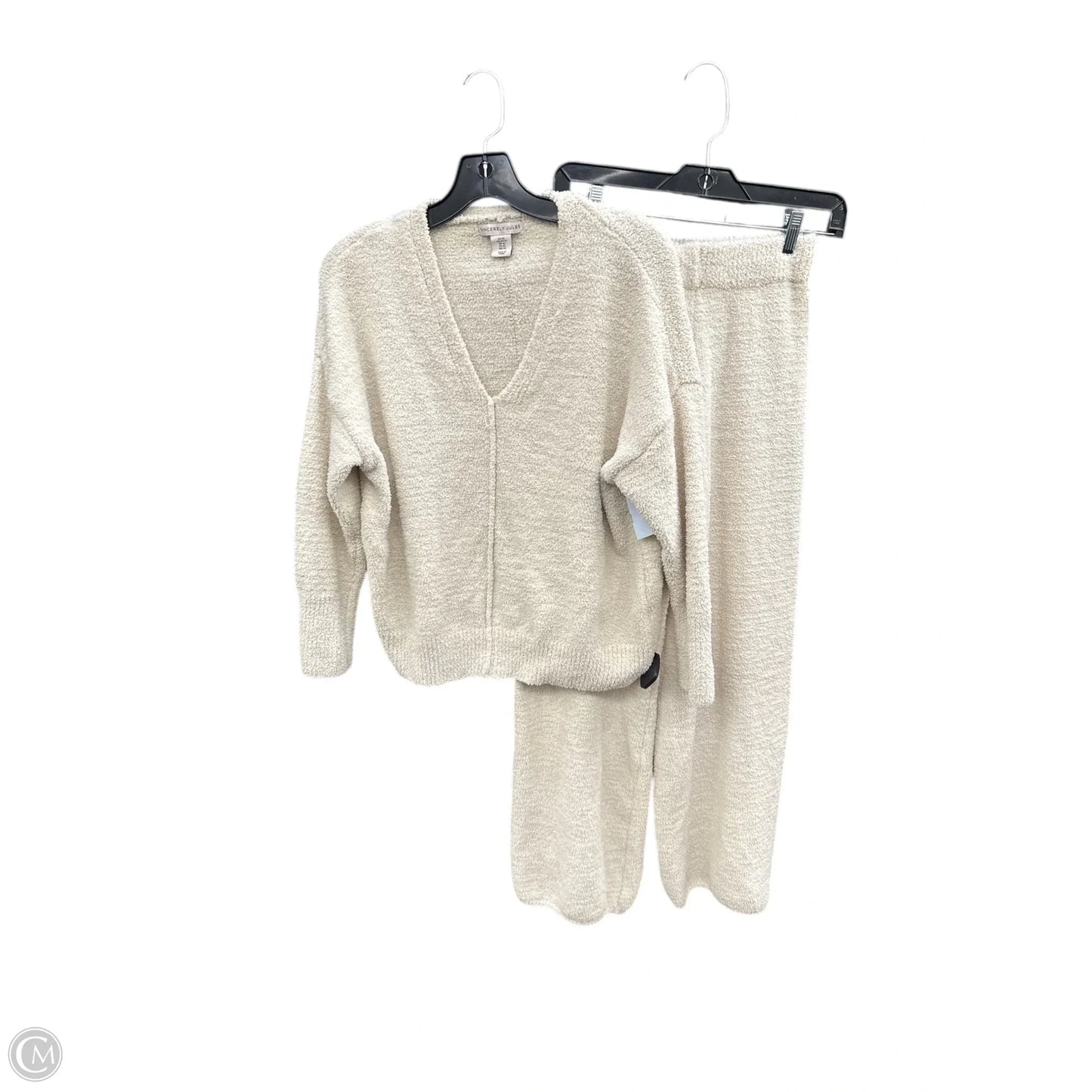 Pants Set 2pc By Sincerely Jules In Cream, Size: Xs