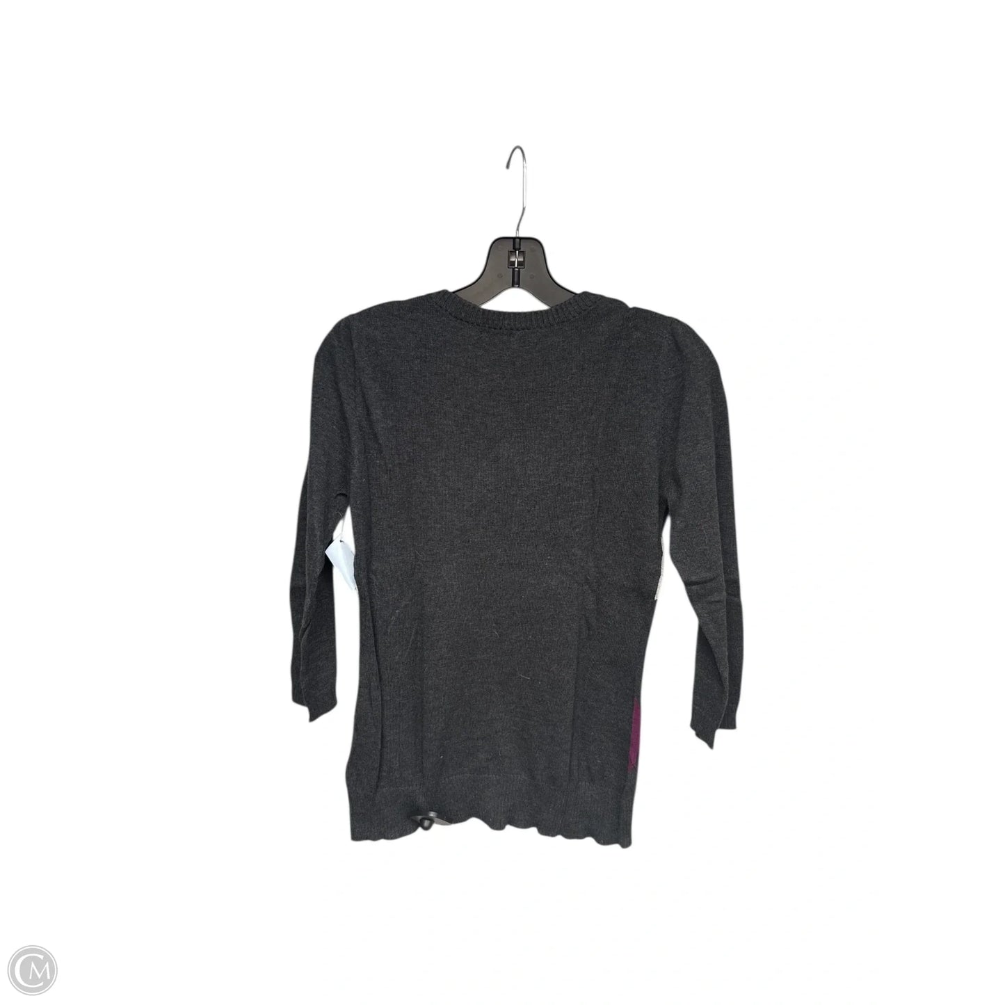 Sweater By Twenty One In Grey & Purple, Size: S