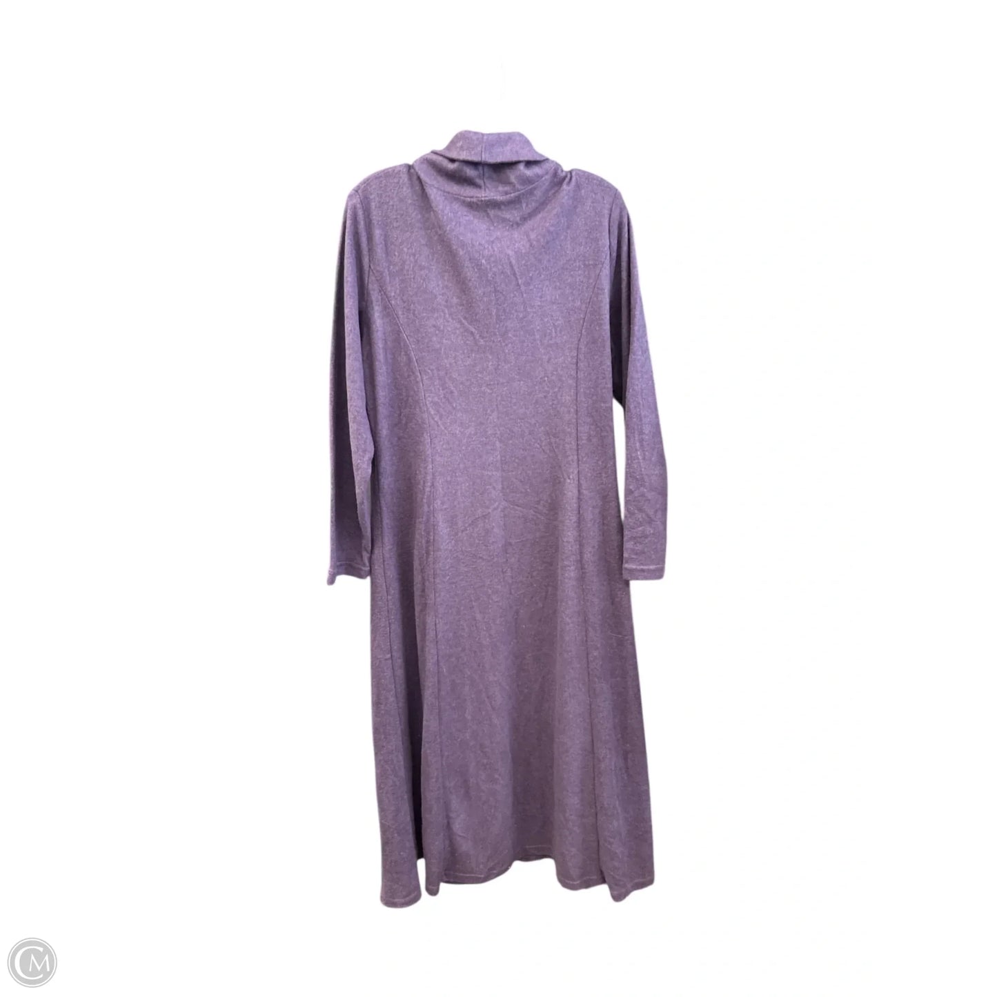 Dress Sweater By Coldwater Creek In Purple, Size: Xl