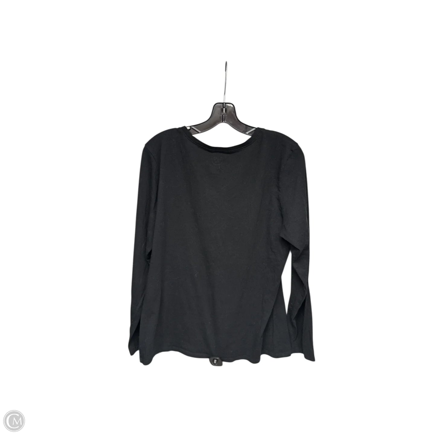 Athletic Top Long Sleeve Crewneck By Clothes Mentor In Black & Purple, Size: Xl