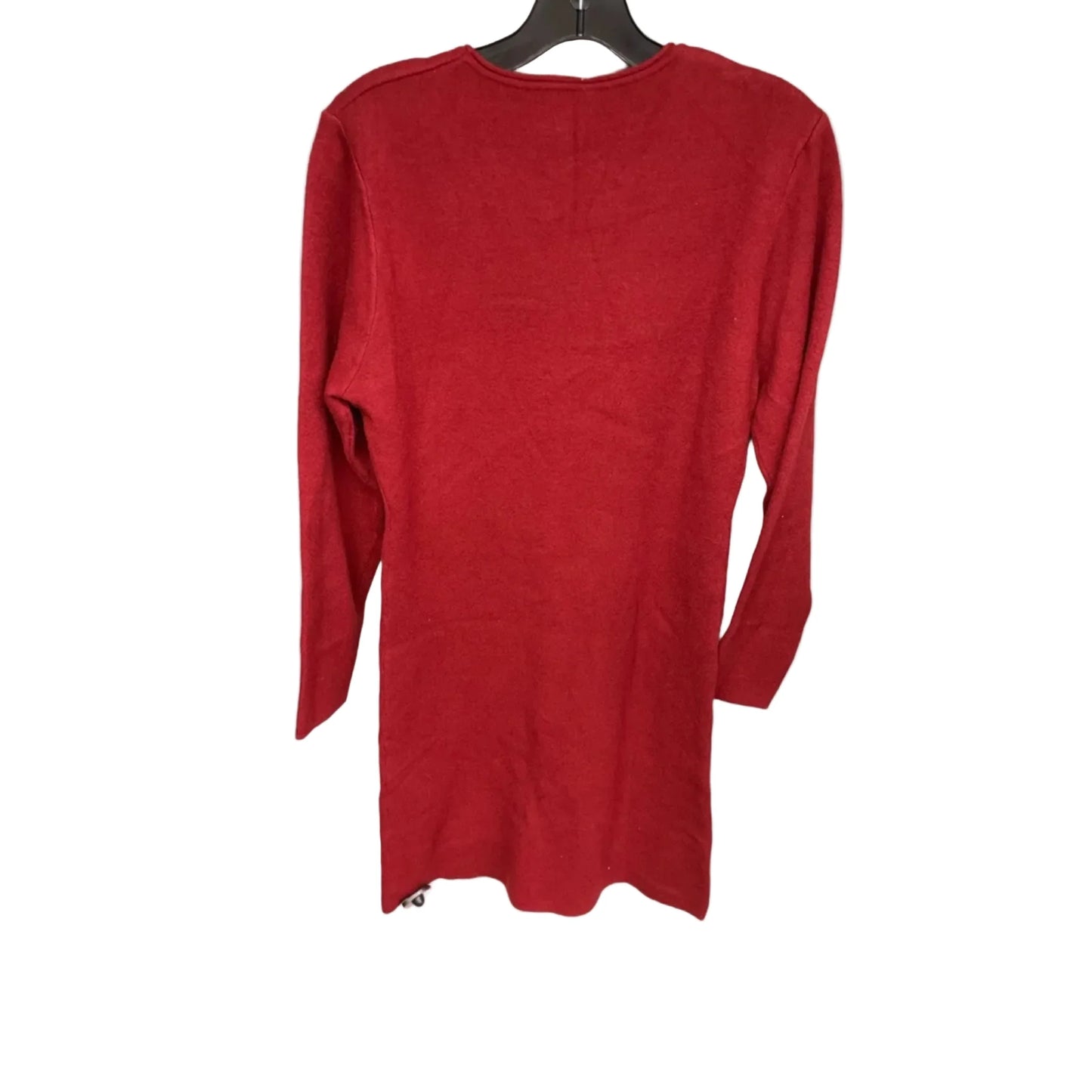 Dress Sweater By Clothes Mentor In Red, Size: S