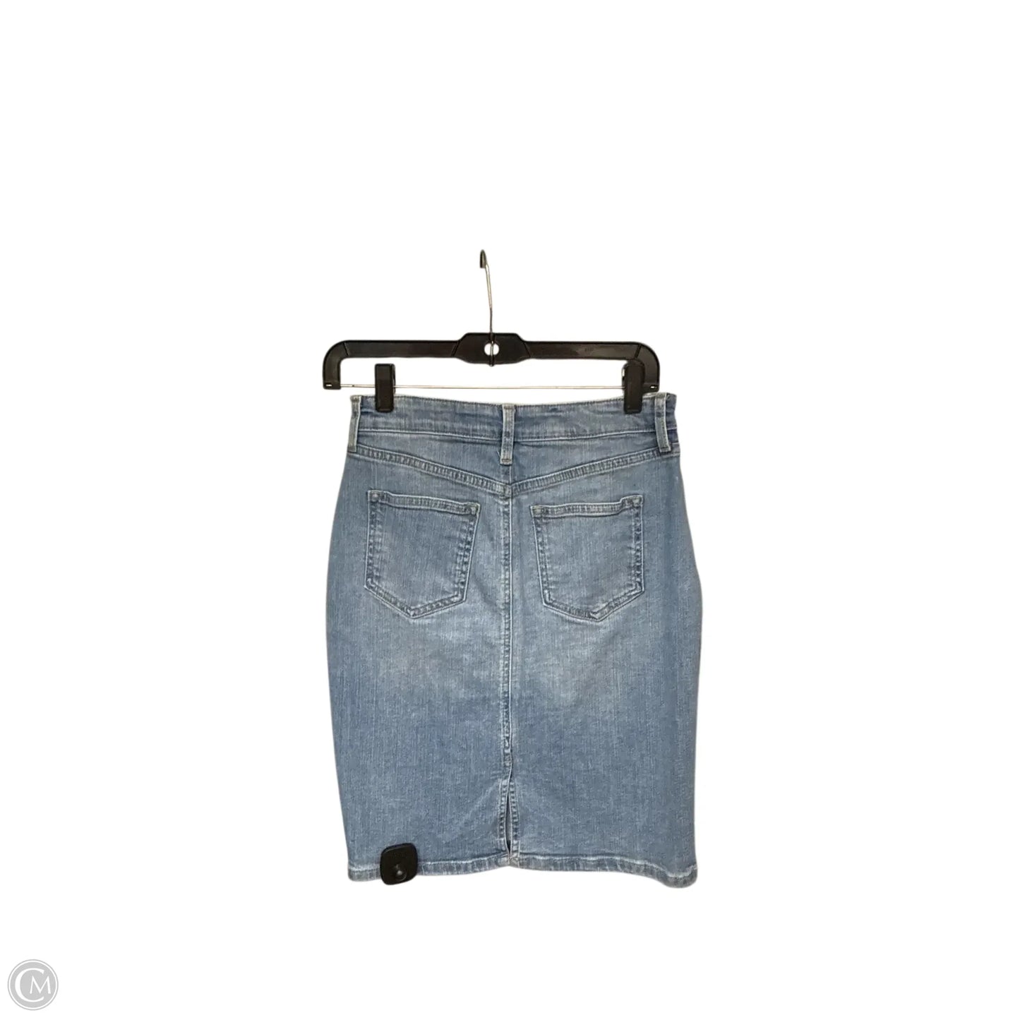 Skirt Midi By Banana Republic In Blue Denim, Size: 0