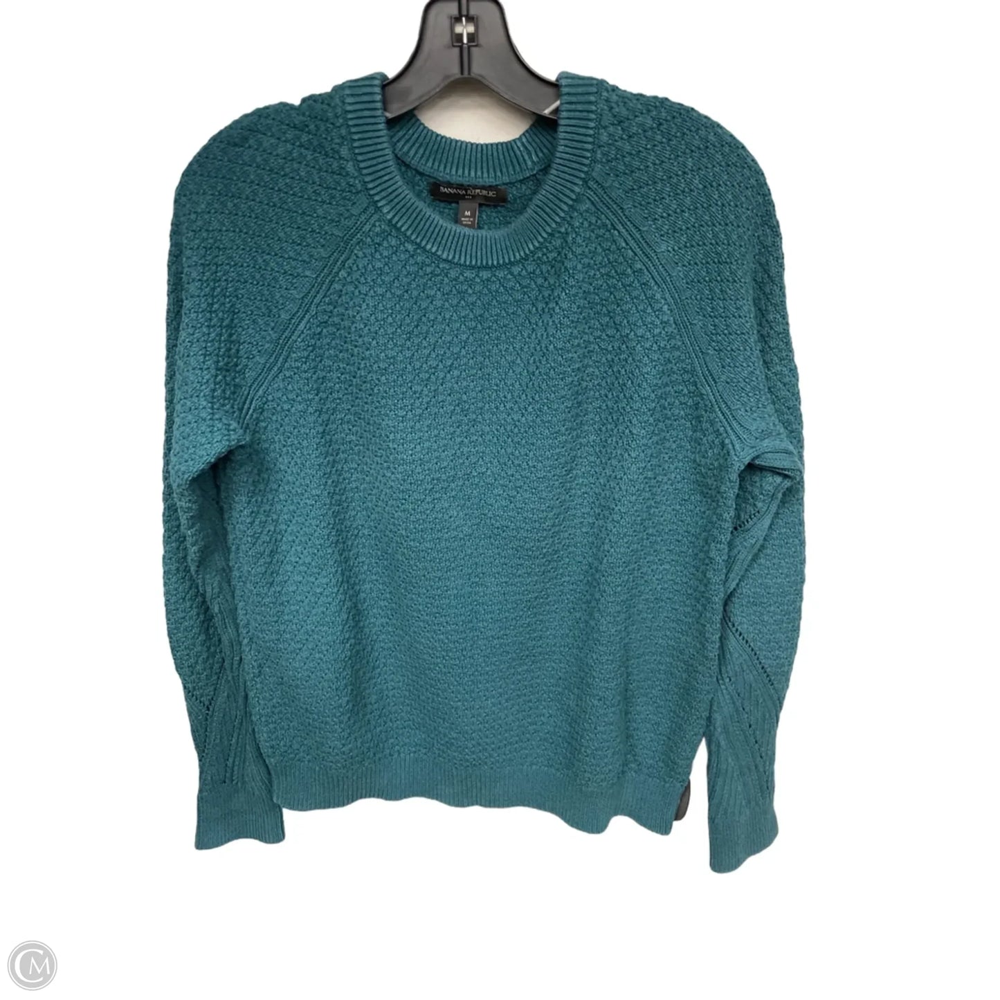 Sweater By Banana Republic In Teal, Size: M