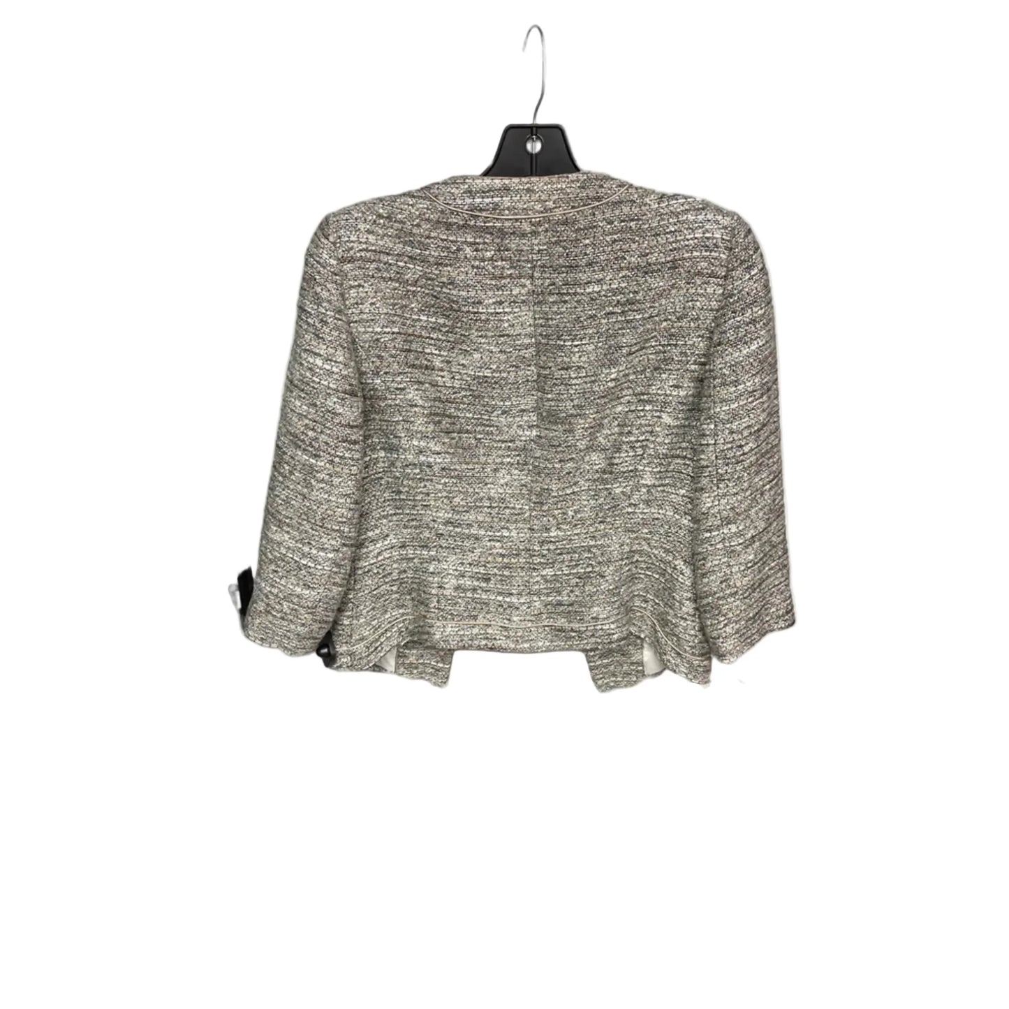 Blazer By White House Black Market In Cream & Grey, Size: 10