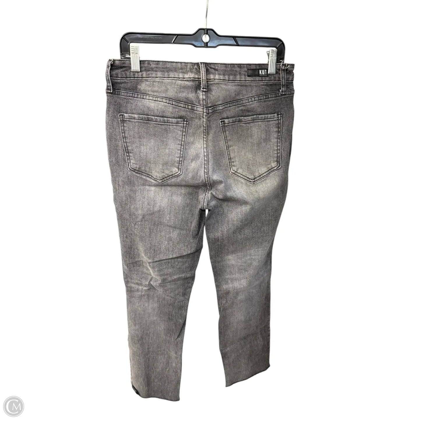 Jeans Straight By Kut In Grey Denim, Size: 10