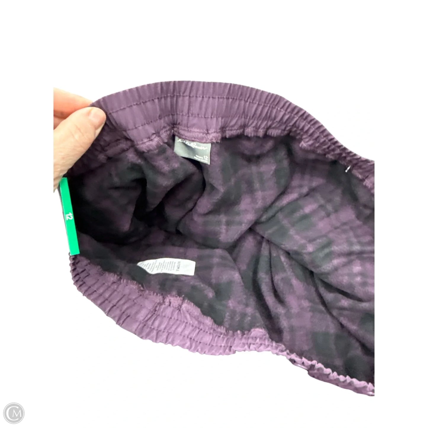 Athletic Pants By Eddie Bauer In Purple, Size: 12