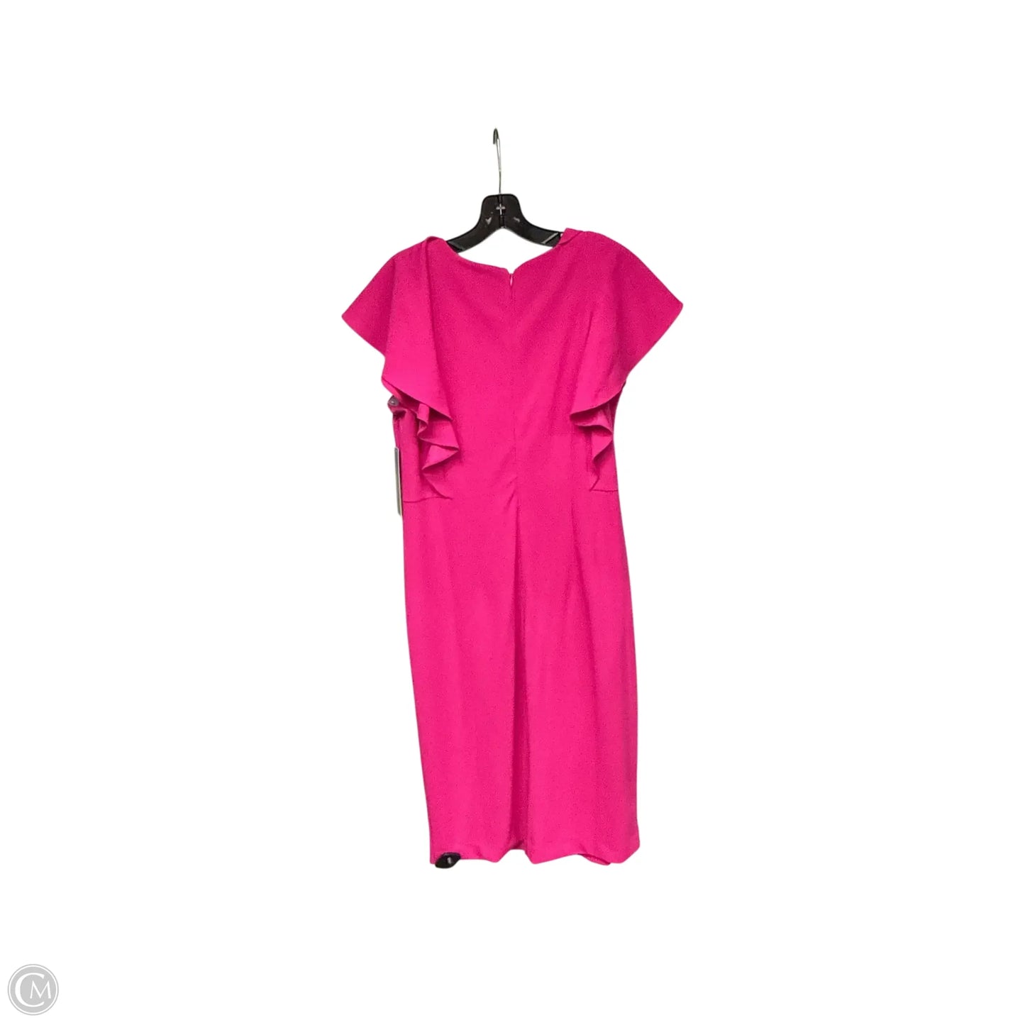 Dress Party Midi By Tahari In Pink, Size: 14