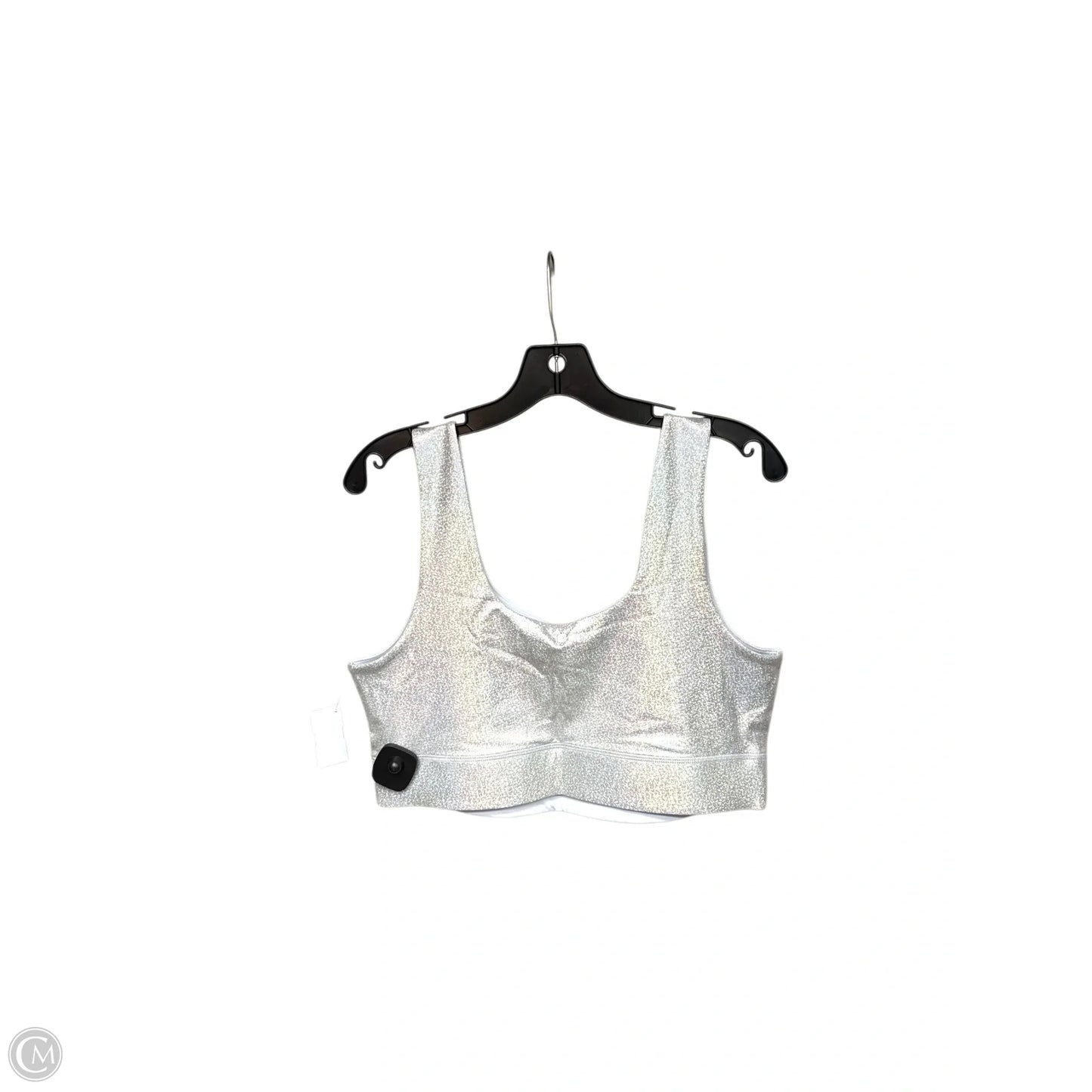 Athletic Bra By Fabletics In Silver, Size: Xxl