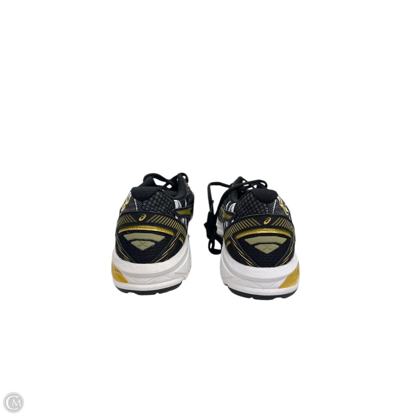 Shoes Athletic By Asics In Black & Gold, Size: 8.5