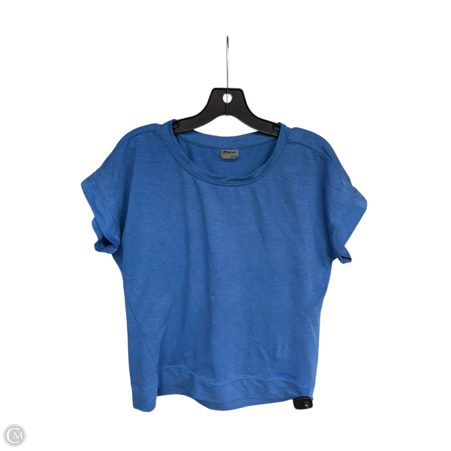 Top Short Sleeve By Marmot In Blue, Size: L