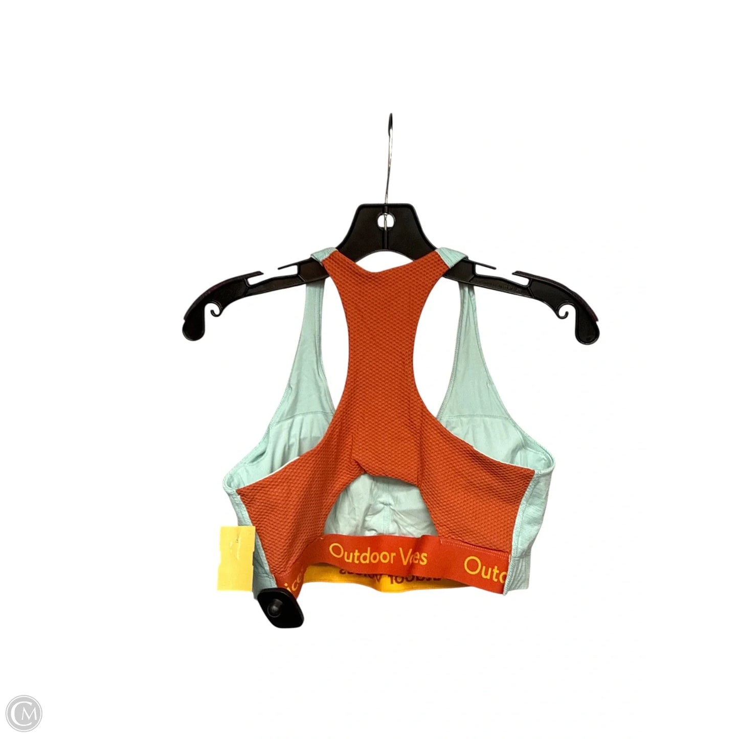 Athletic Bra By Outdoor Voices In Blue & Orange, Size: M
