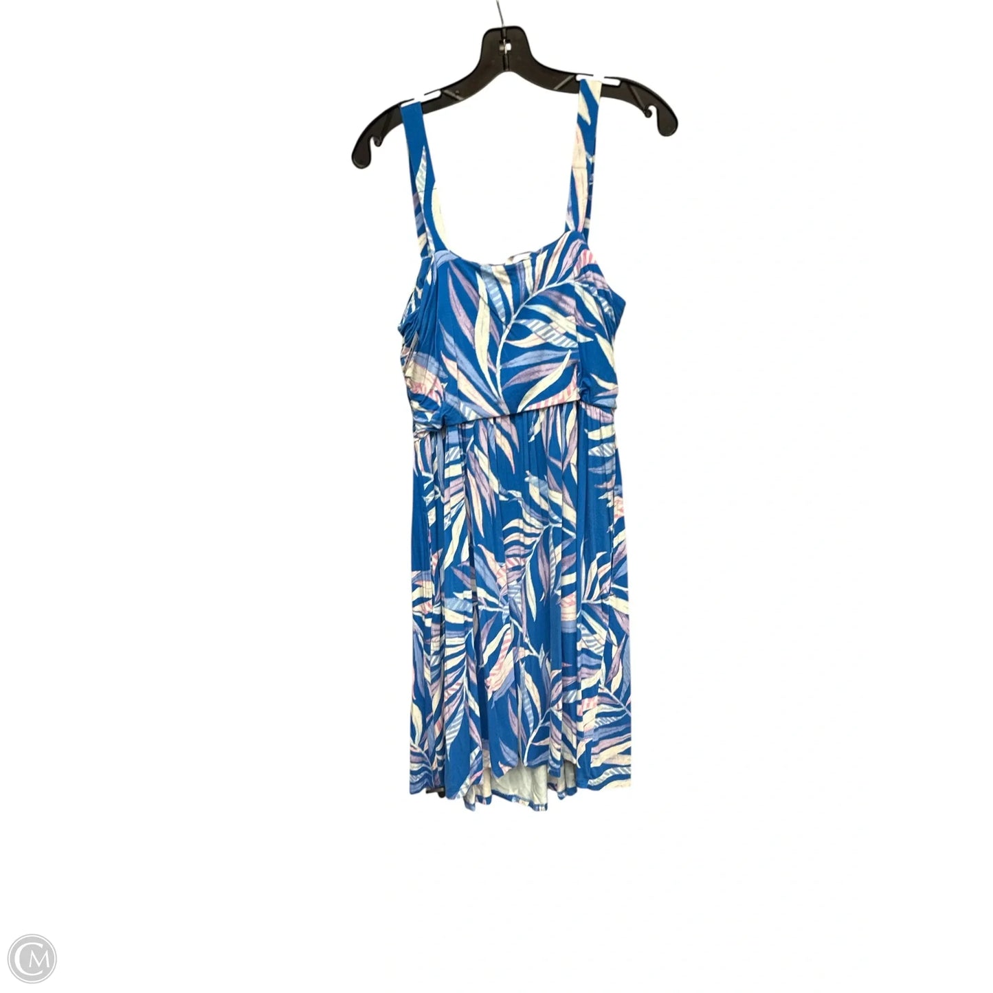 Dress Casual Midi By Soma In Blue & Purple, Size: Xl