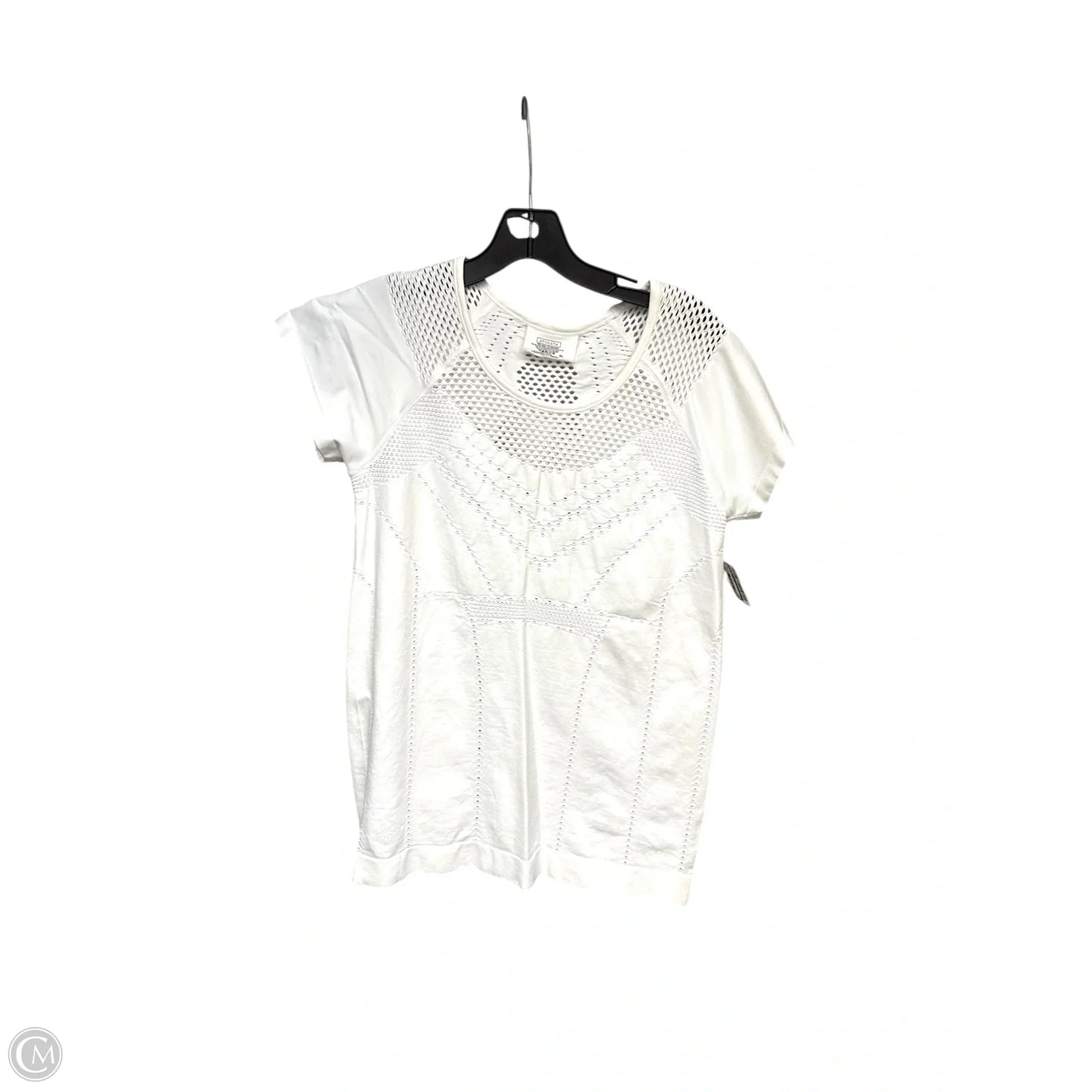 Athletic Top Short Sleeve By Athleta In White, Size: Xl
