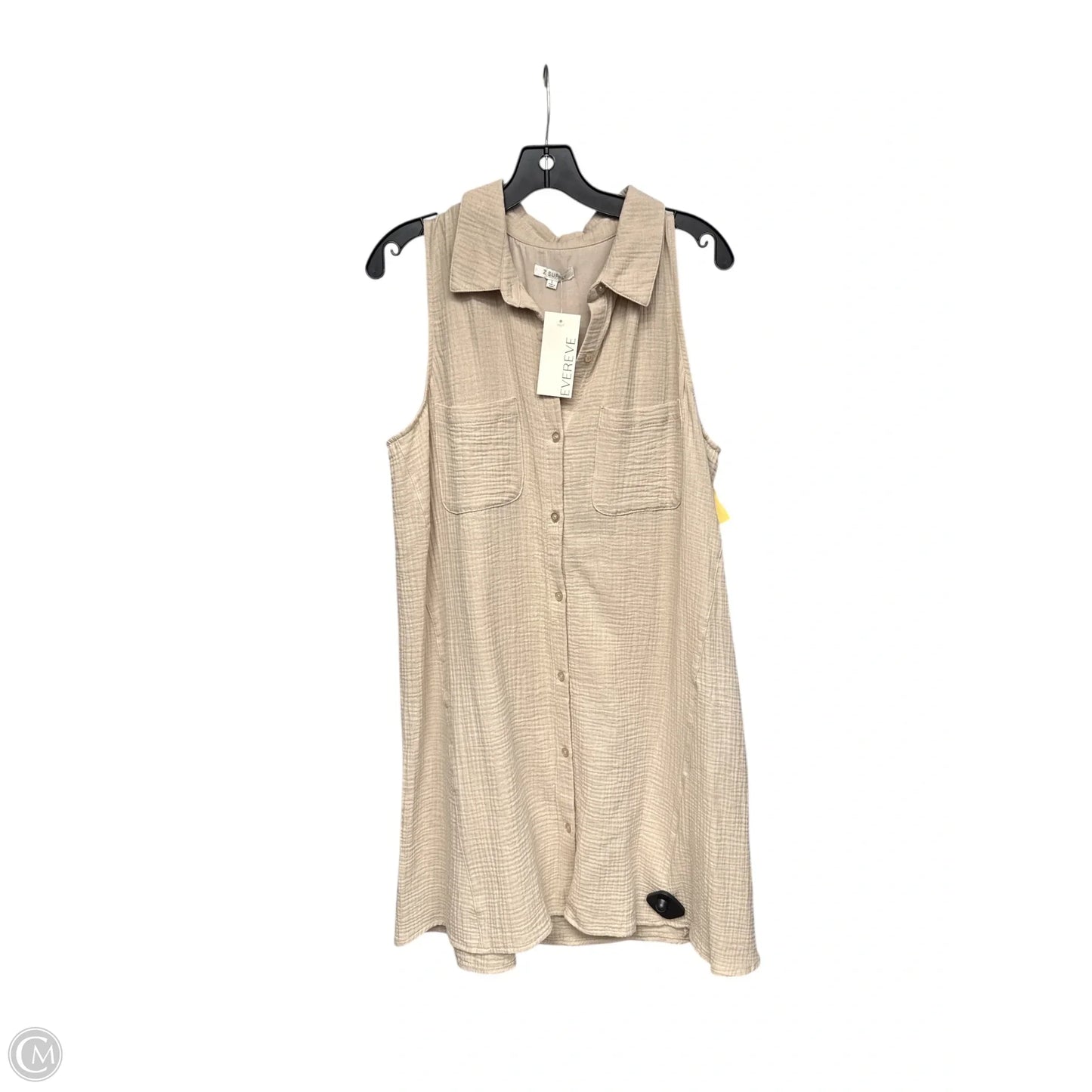 Dress Casual Midi By Z Supply In Tan, Size: L