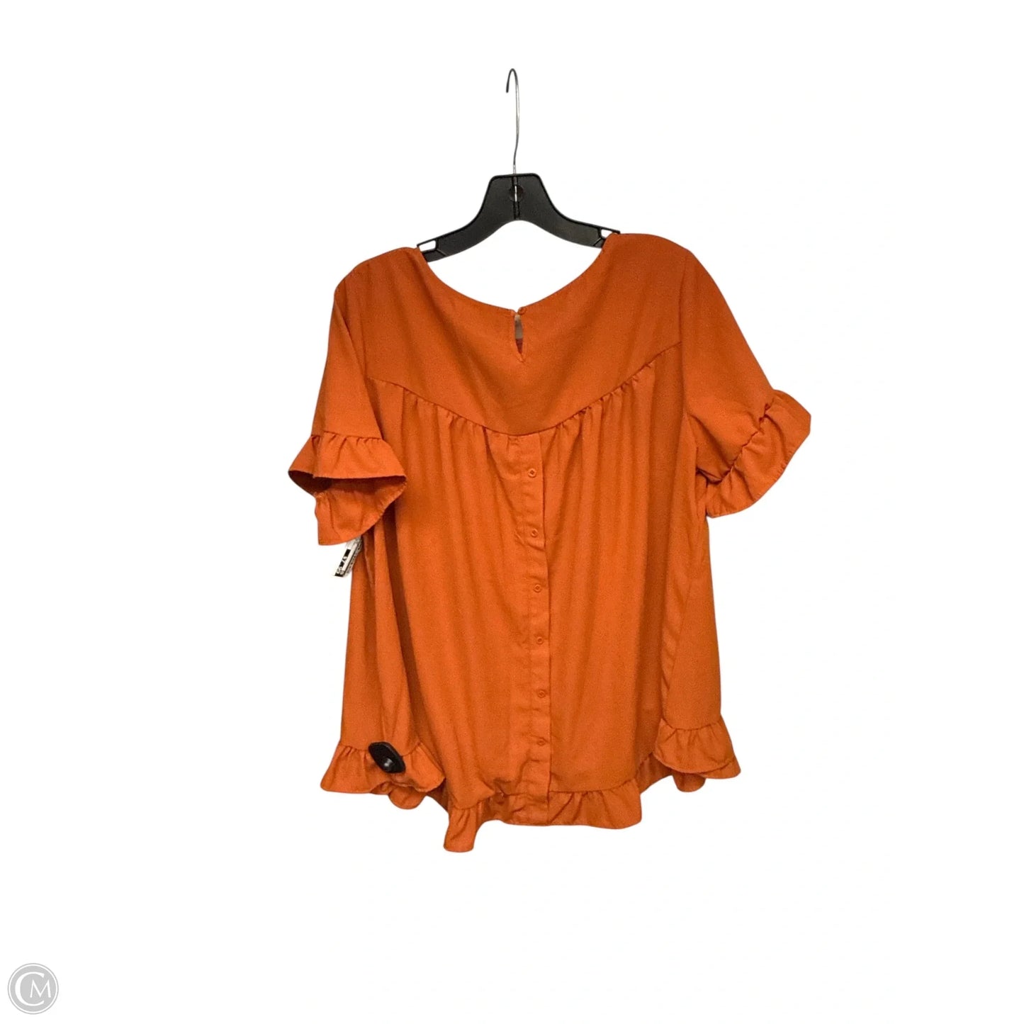 Top Short Sleeve By Emery Rose In Orange
