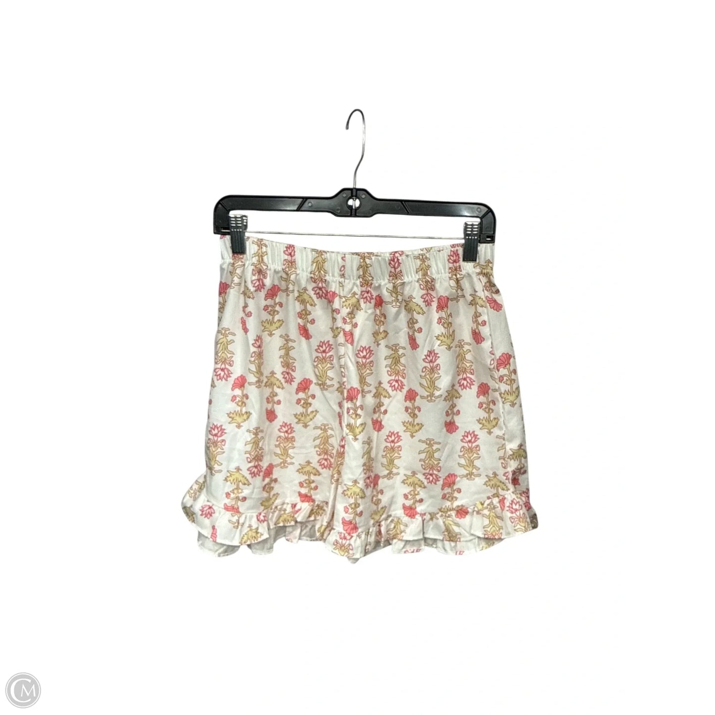 Shorts By Clothes Mentor In Pink & White, Size: M