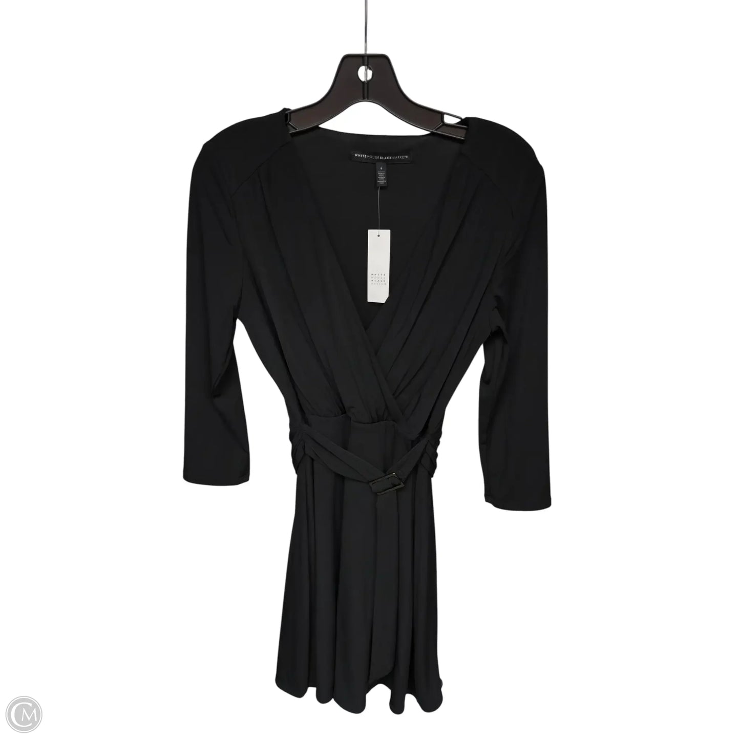 Dress Party Midi By White House Black Market In Black, Size: 4