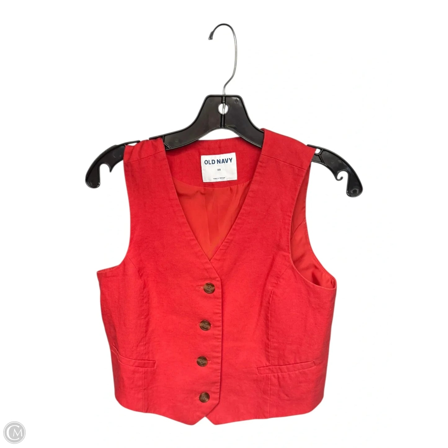 Top Sleeveless By Old Navy In Red, Size: Xs