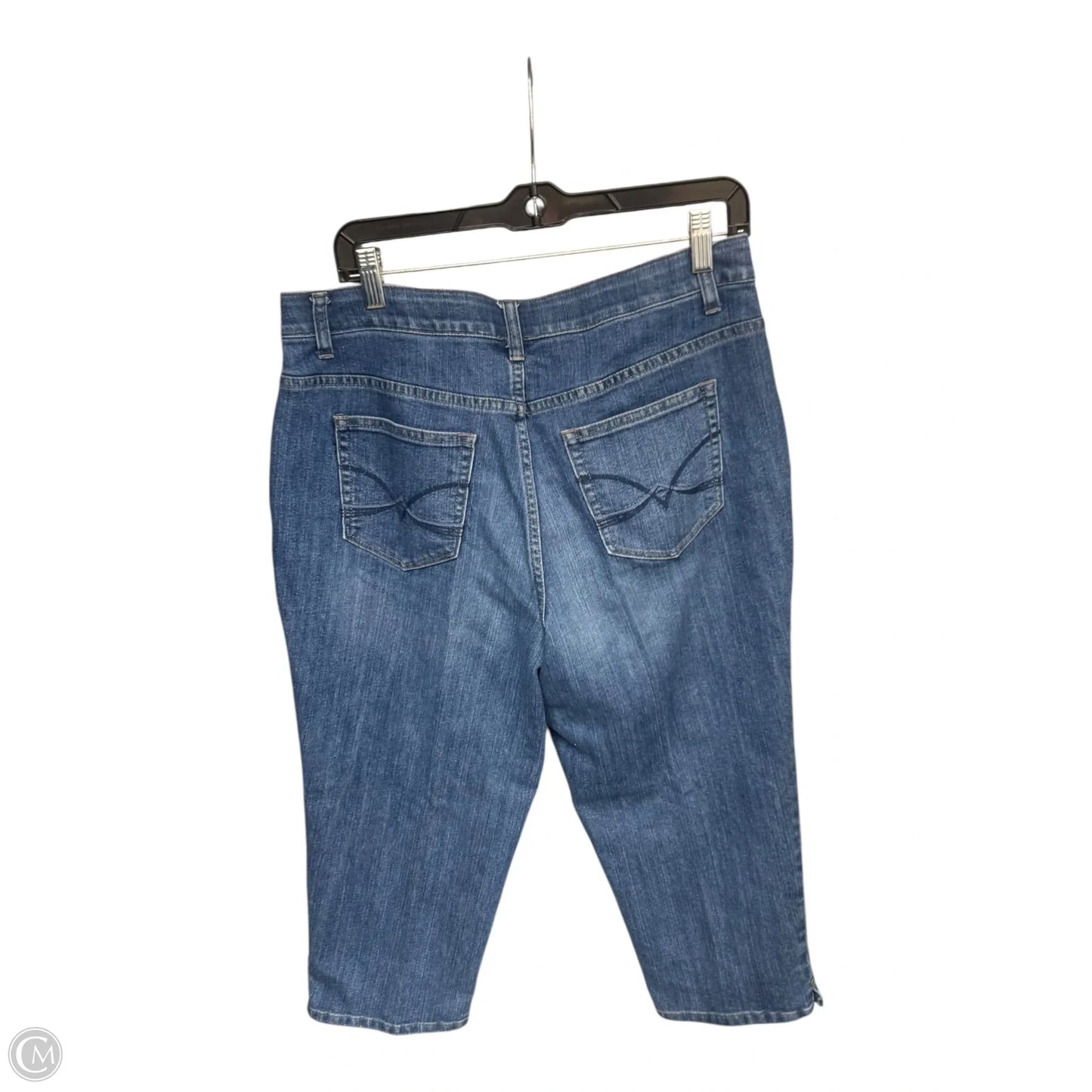 Capris By Christopher And Banks In Blue Denim, Size: 10